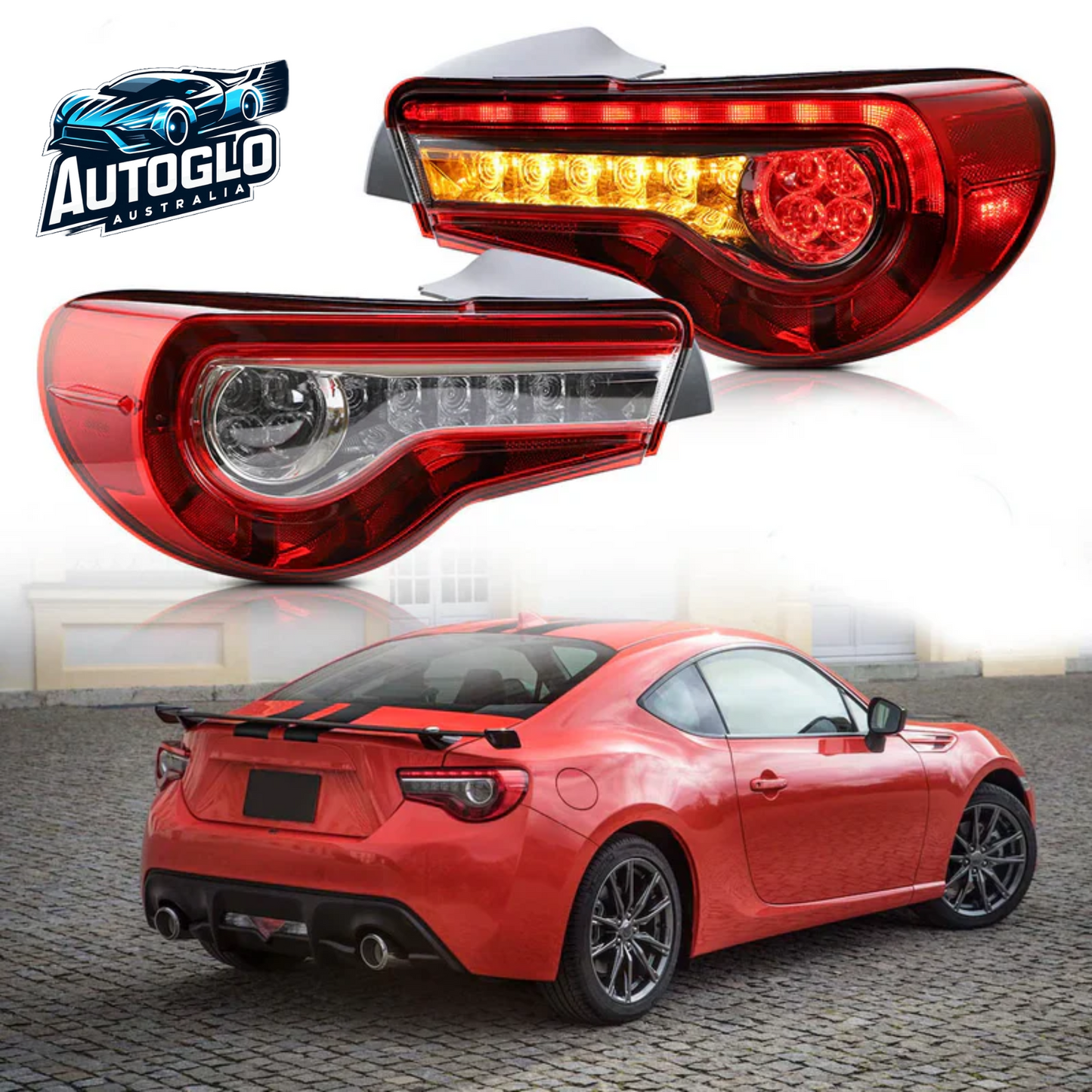 VLAND Full LED Tail Lights for Toyota 86 GT86 2012-2020 Subaru BRZ 2013-2020 w/ Sequential Turn Signals