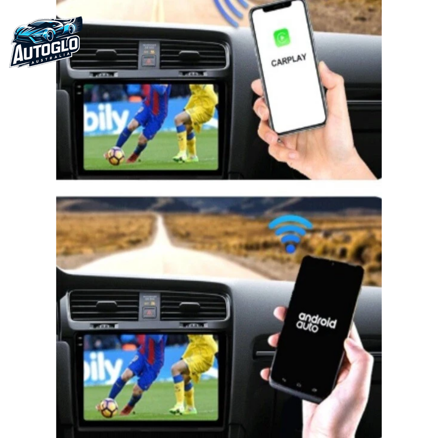 Autoglo Australia 10.1" Carplay Android 2GB+32GB BT GPS Stereo for HYUNDAI IX35 TUCSON (2020-22)