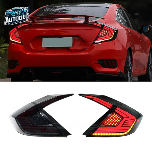 Autoglo Australia LED Rear Lamp for Honda Civic 2016-2021 Tail Lights