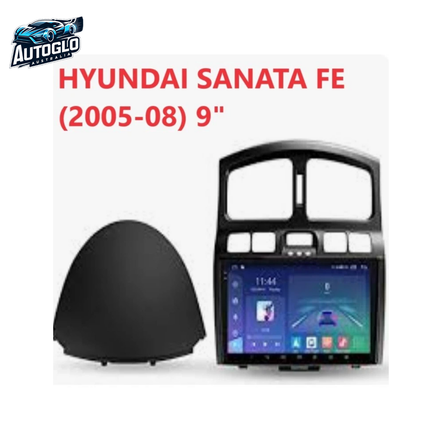 Autoglo Australia 9" CARPLAY ANDROID 2G+32G GPS BT WiFi Stereo For HYUNDAI SANTAFE (2005-08)