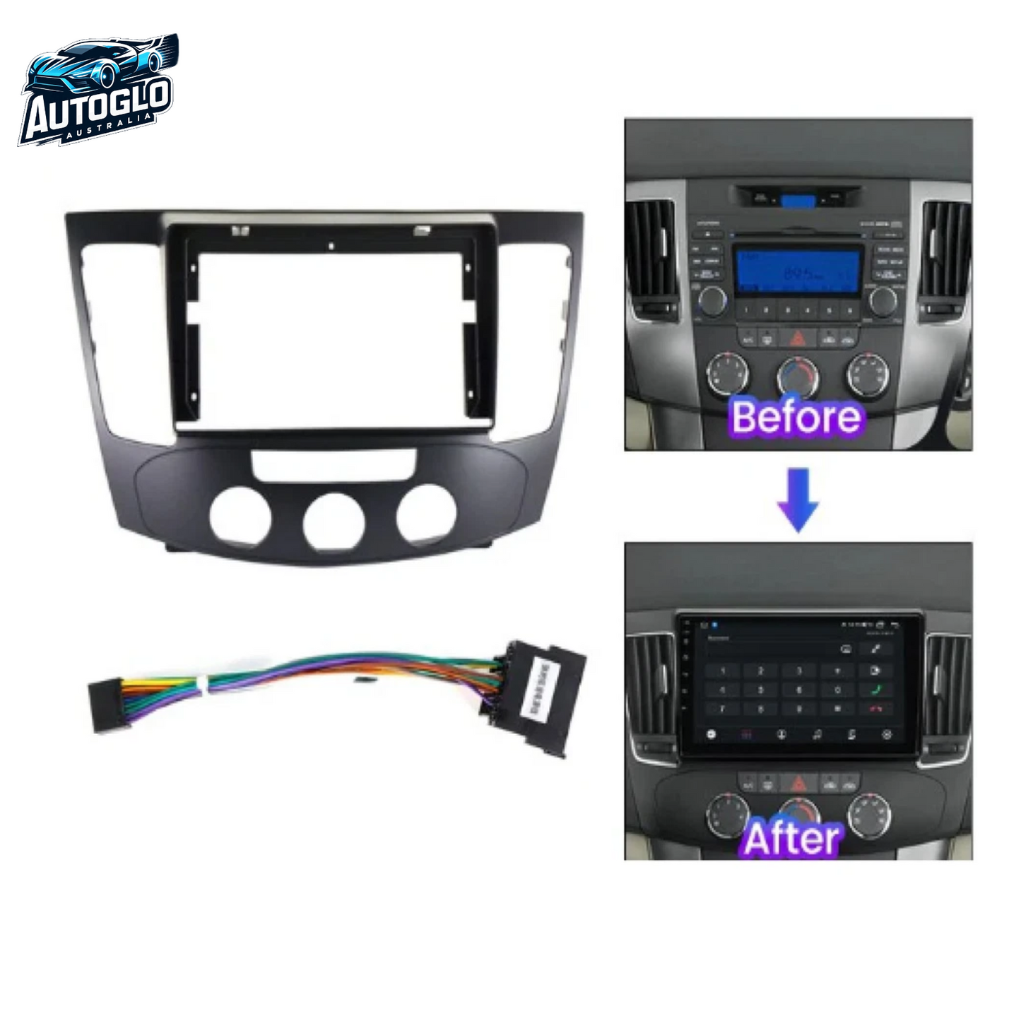 Autoglo Australia 9" (2GB+32G) Android Carplay BT GPS Stereo for HYUNDAI SONATA MAN AC (2008-10)