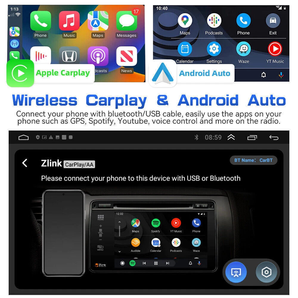 Autoglo Australia 9" CarPlay Android 13 GPS BT Stereo For TOYOTA 86 SUBARU BRZ (2012-20) 2GB+32GB