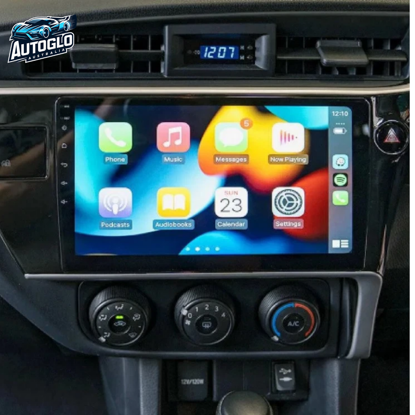 Autoglo Australia 10.1" (2GB+32GB) Carplay Android BT GPS NAVI Stereo for TOYOTA COROLLA (2017+)