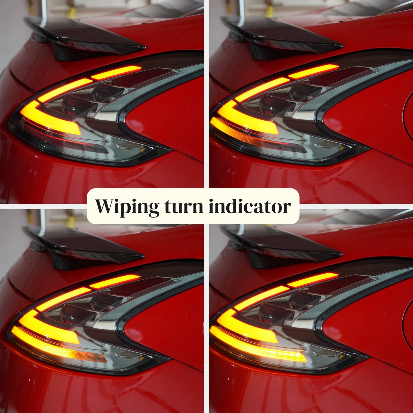 LED Clear Lens Tail Lights for Nissan 370Z (2008-Present) | Autoglo Australia