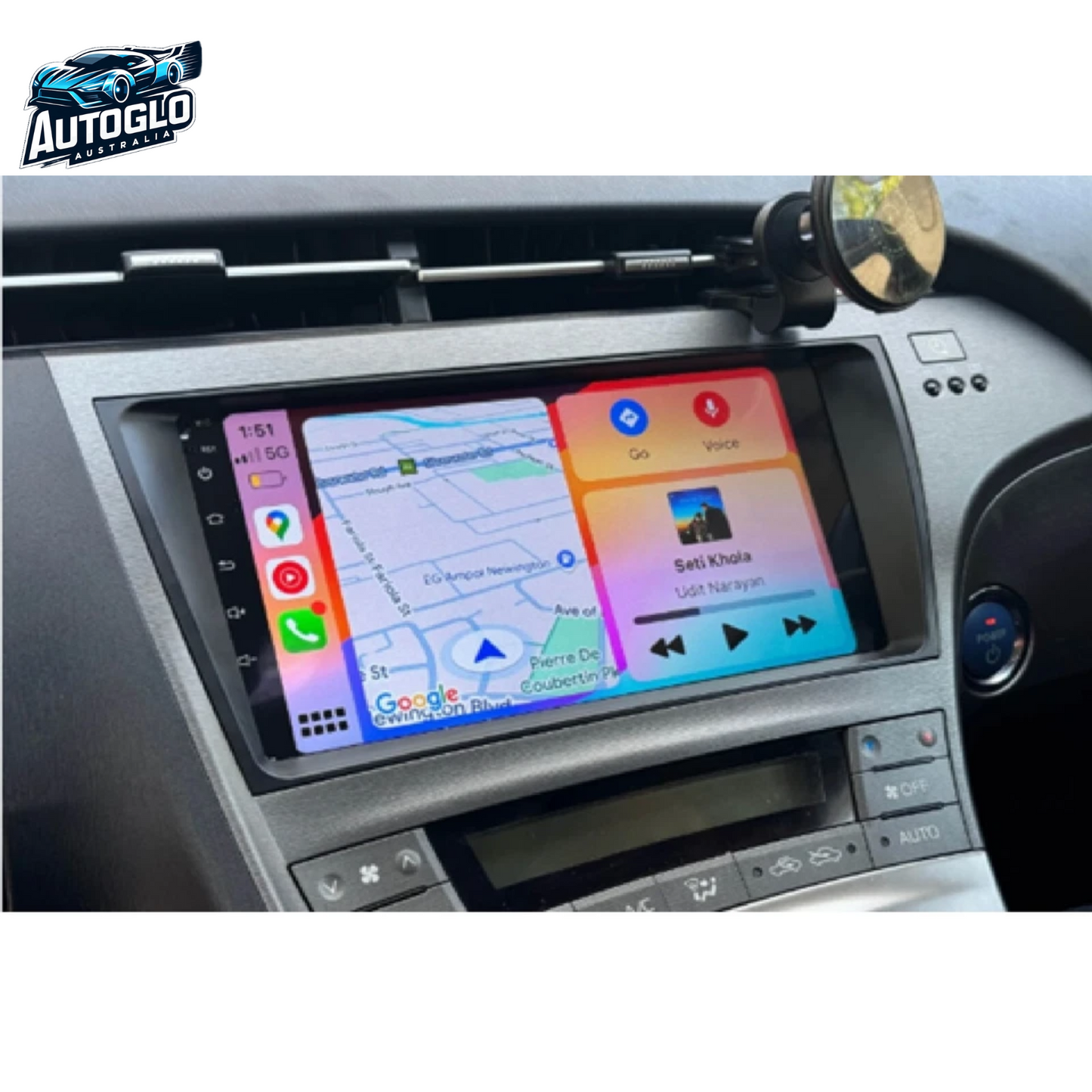 Autoglo Australia 9" Android Carplay BT GPS Stereo for TOYOTA PRIUS 2GB+32G (2009-15)
