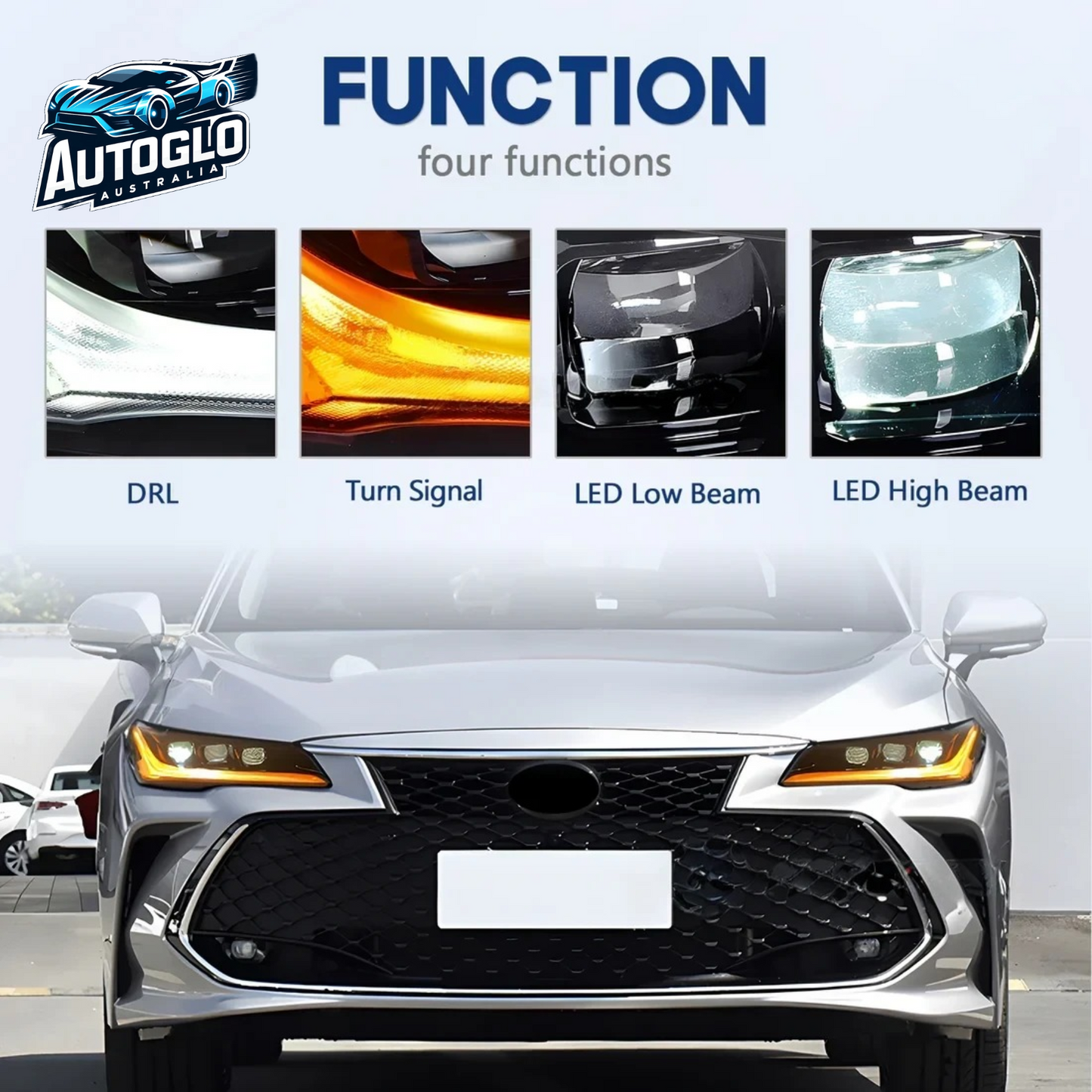 Autoglo Australia LED Headlights For Toyota Avalon 2019 2020 2021 2022