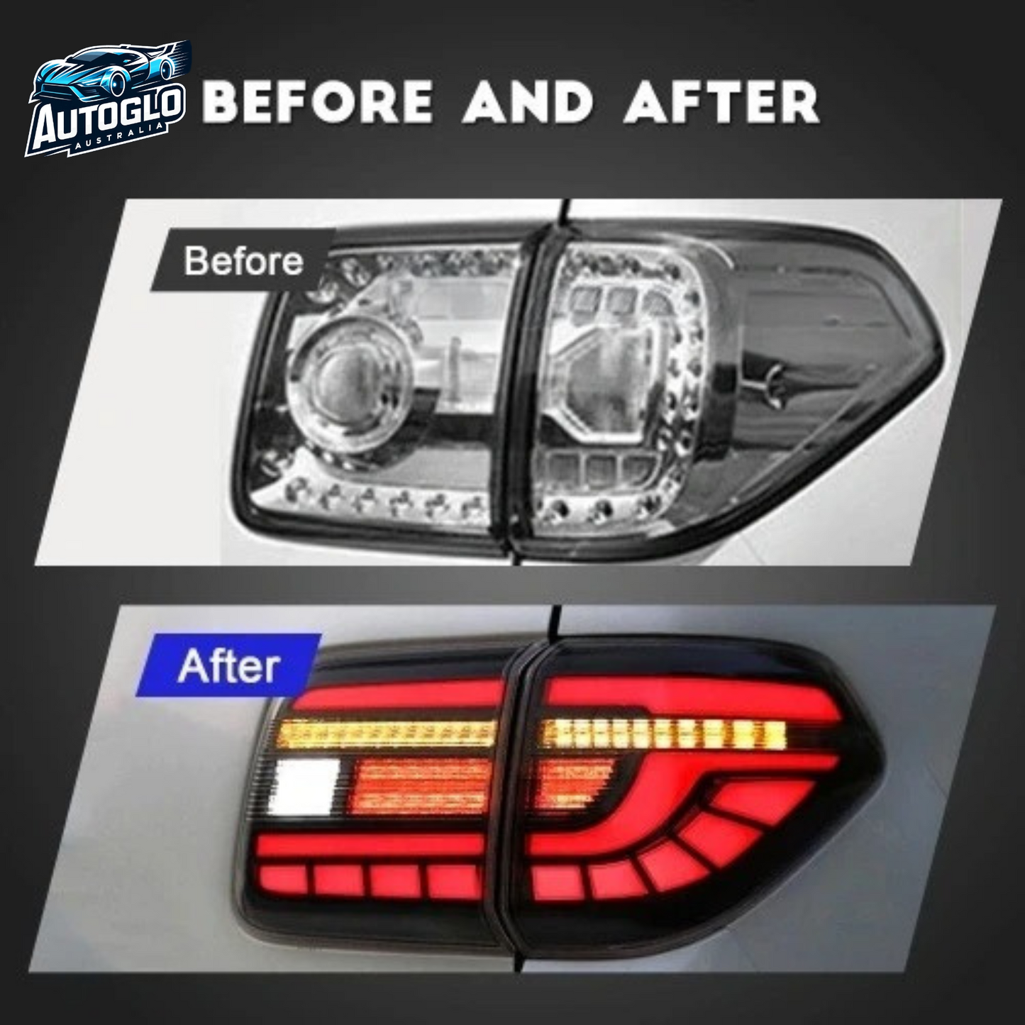 Autoglo Australia For Nissan Patrol Tail Light 2012-2019 V2