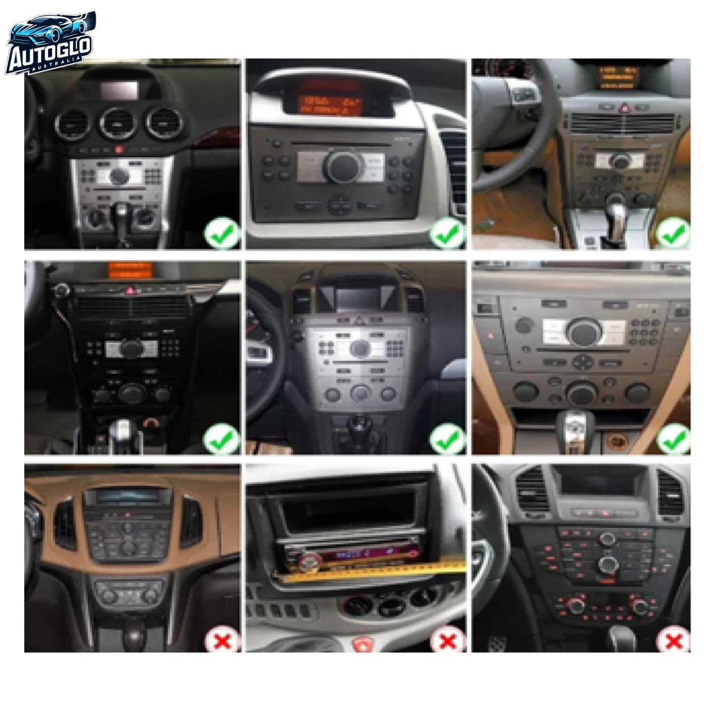 Autoglo Australia 9" Android Carplay Stereo for HOLDEN CAPTIVA 2006-15 (2GB+32G)
