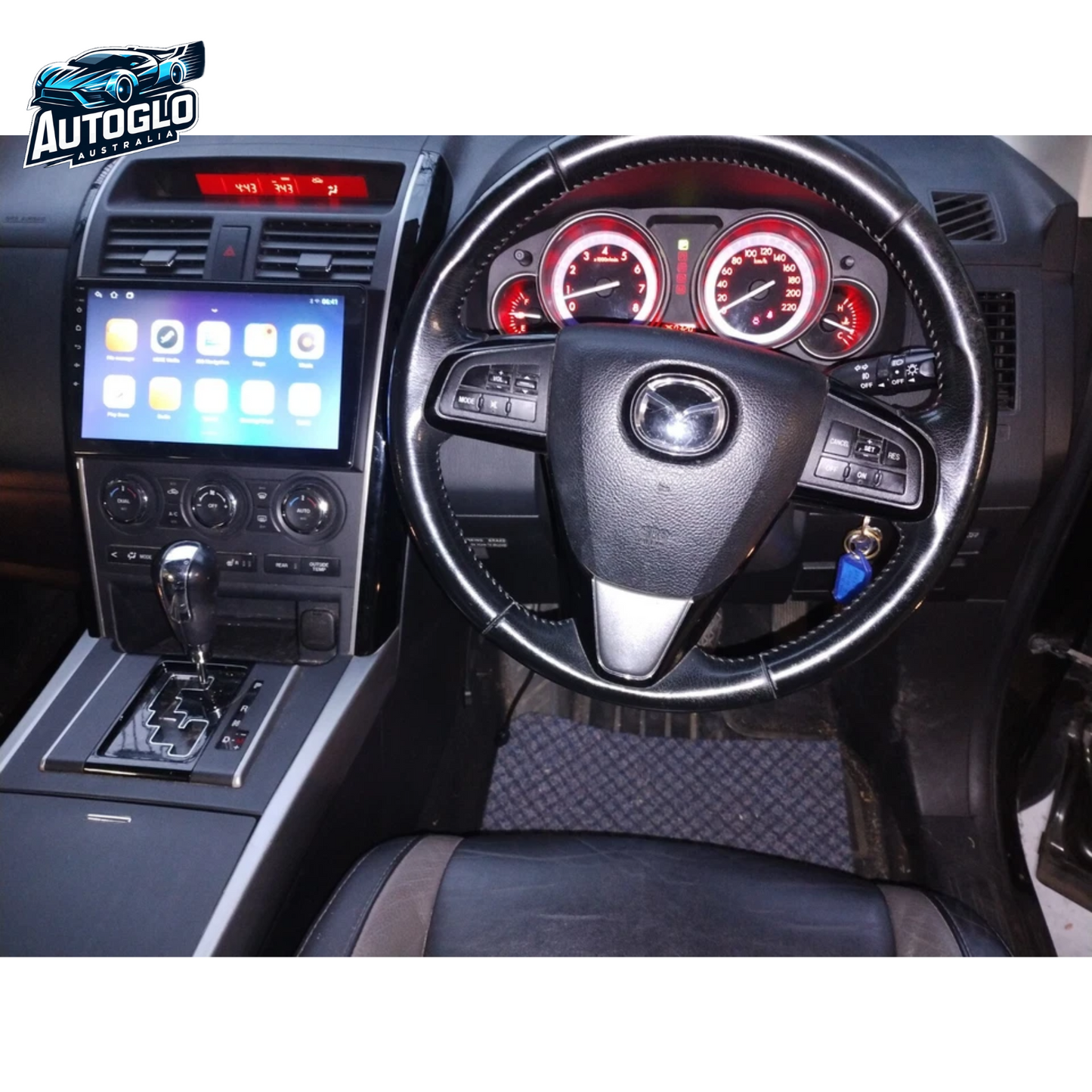 Autoglo Australia 9" CarPlay Android 13.0 BT GPS WiFi Stereo For MAZDA 3(2004 -09) 2GB+32GB
