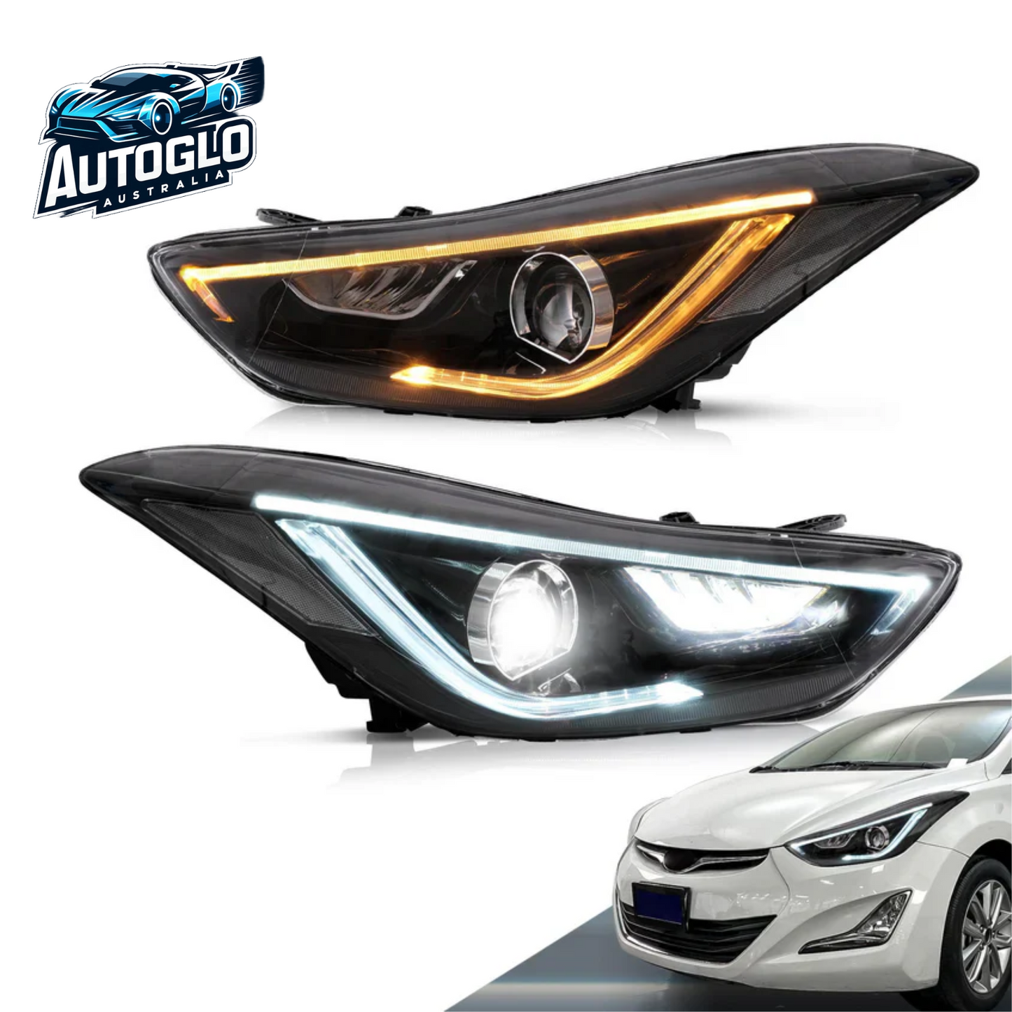VLAND Projector Headlights For Hyundai Elantra (Avante MD) 2011-2015