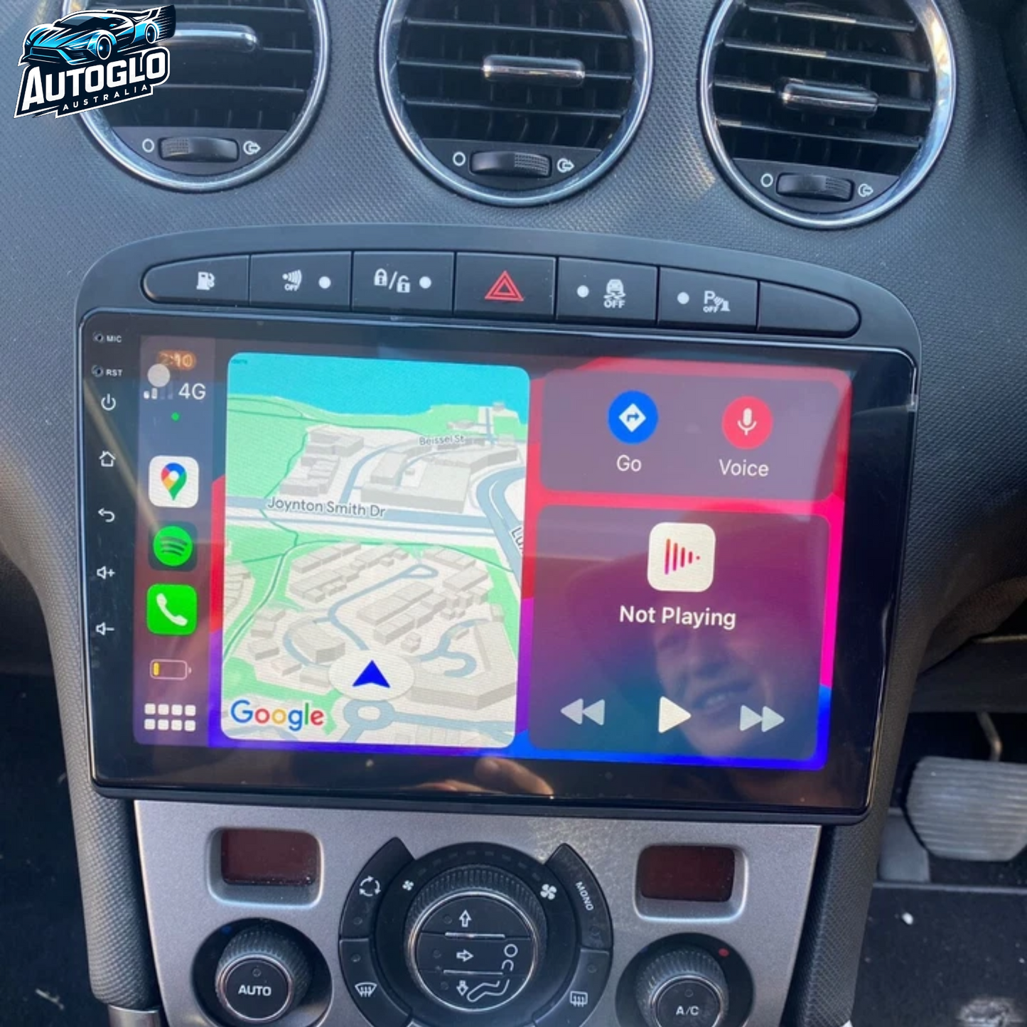 Autoglo Australia 9" (2G+32G) GPS BT CARPLAY ANDROID 13 PEUGEOT 308 (2008-14)-FREE GIFTs