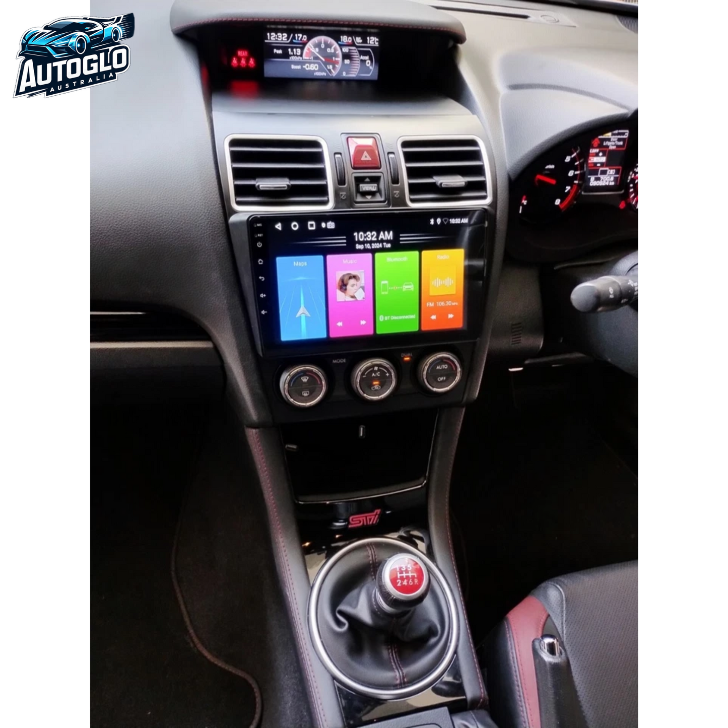 Autoglo Australia 9" (2G+32G) GPS BT WiFi CARPLAY Stereo For SUBARU FORESTER XV WRX (2013-20)