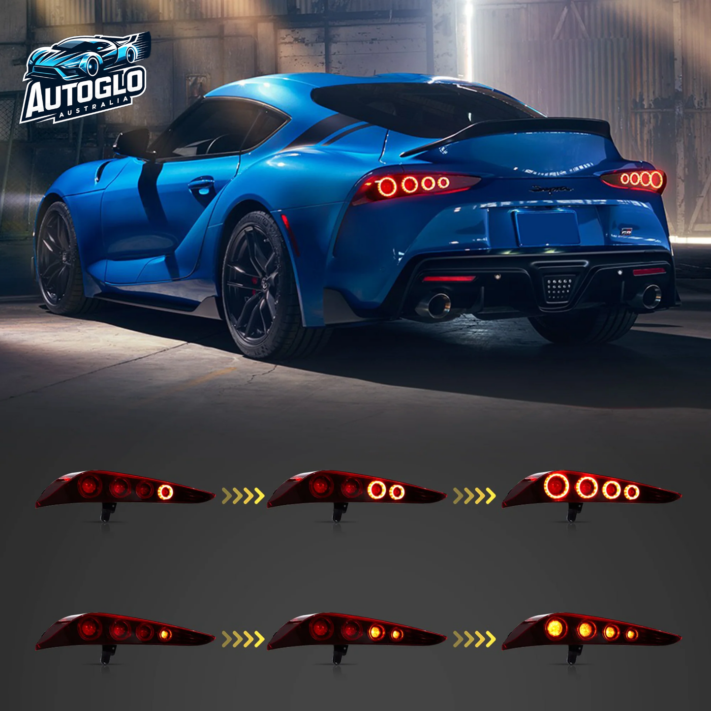 VLAND LED Taillights For Toyota GR Supra A90/A91 2019-2024