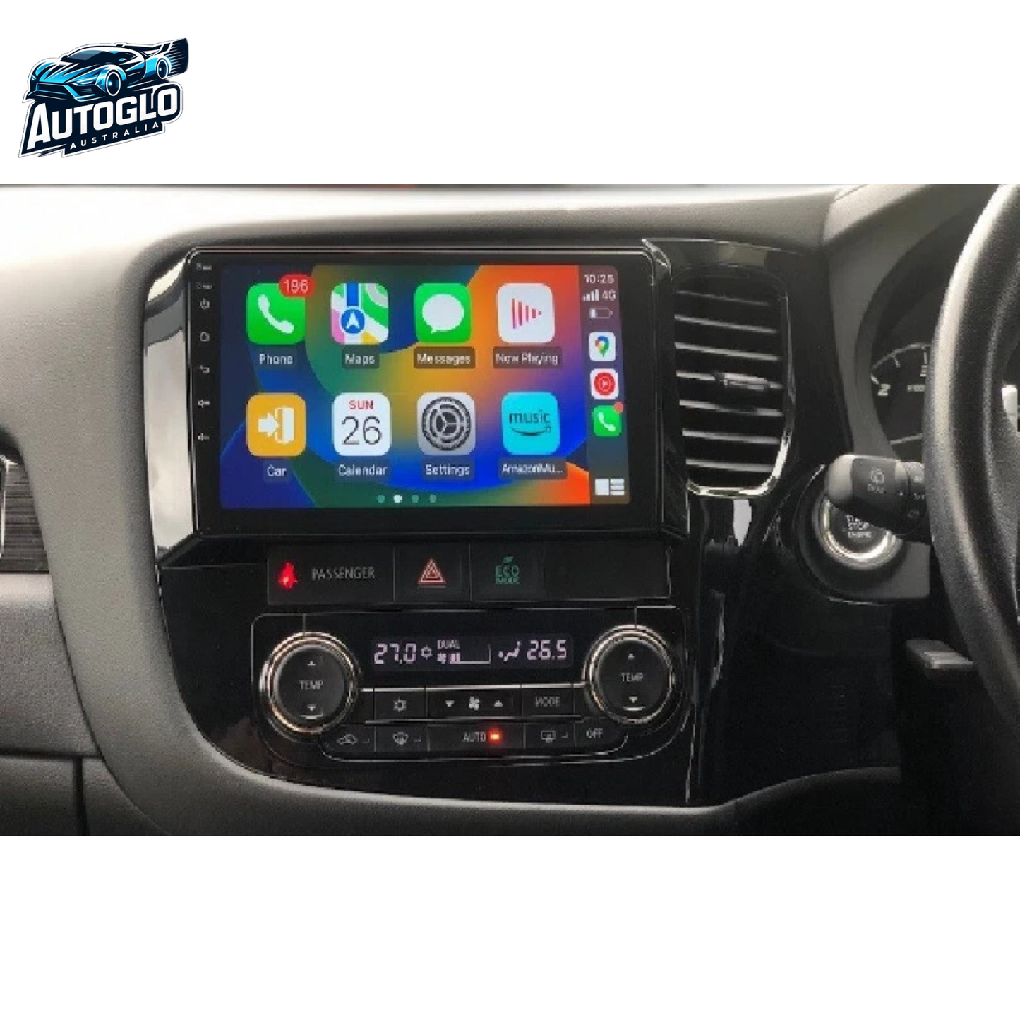 Autoglo Australia 9" (2+32G )Android 13 Carplay BT GPS Stereo for MITSUBISHI OUTLANDER-3(2012-18)