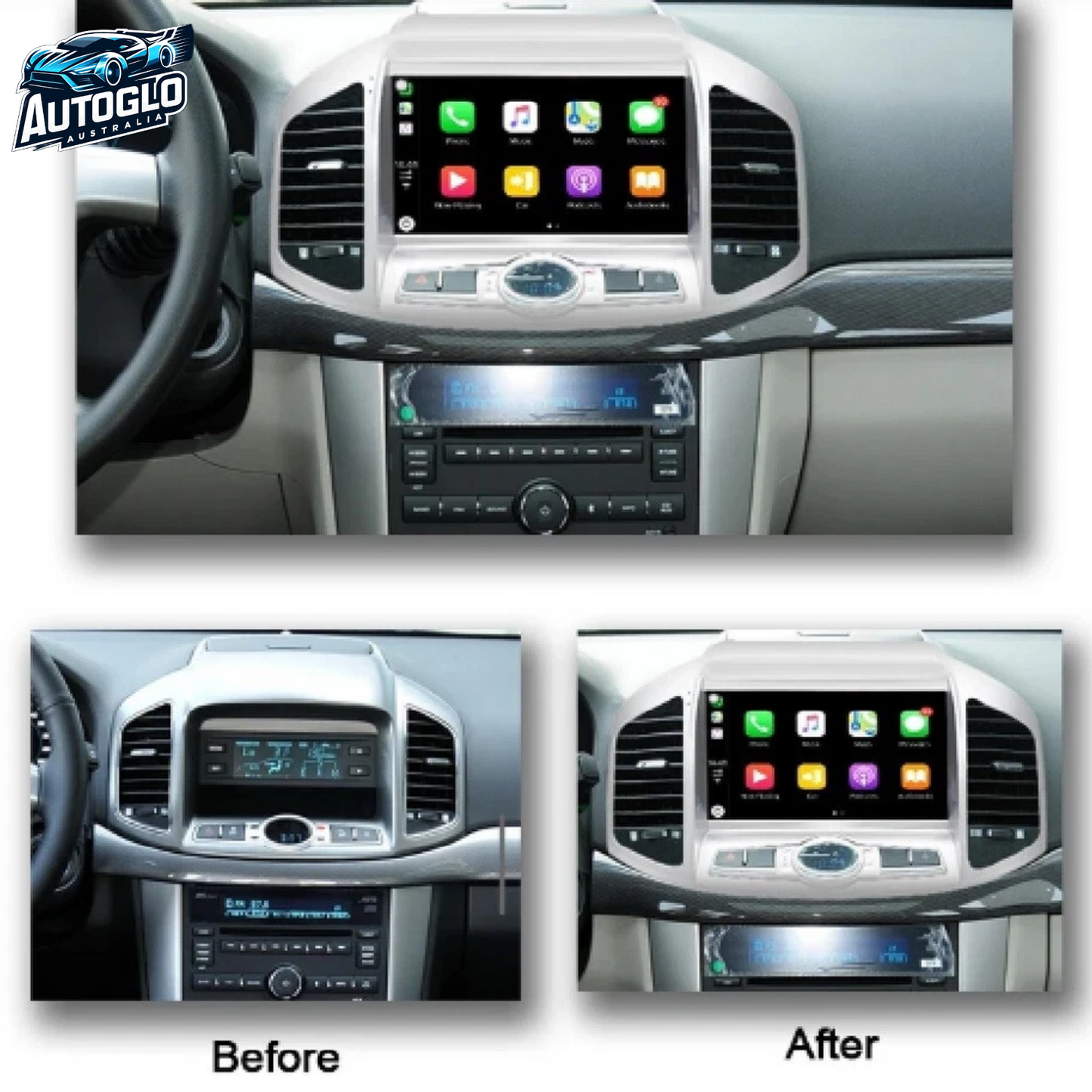 Autoglo Australia 9" Android Carplay Stereo for HOLDEN CAPTIVA 2011-16 (2GB+32G)