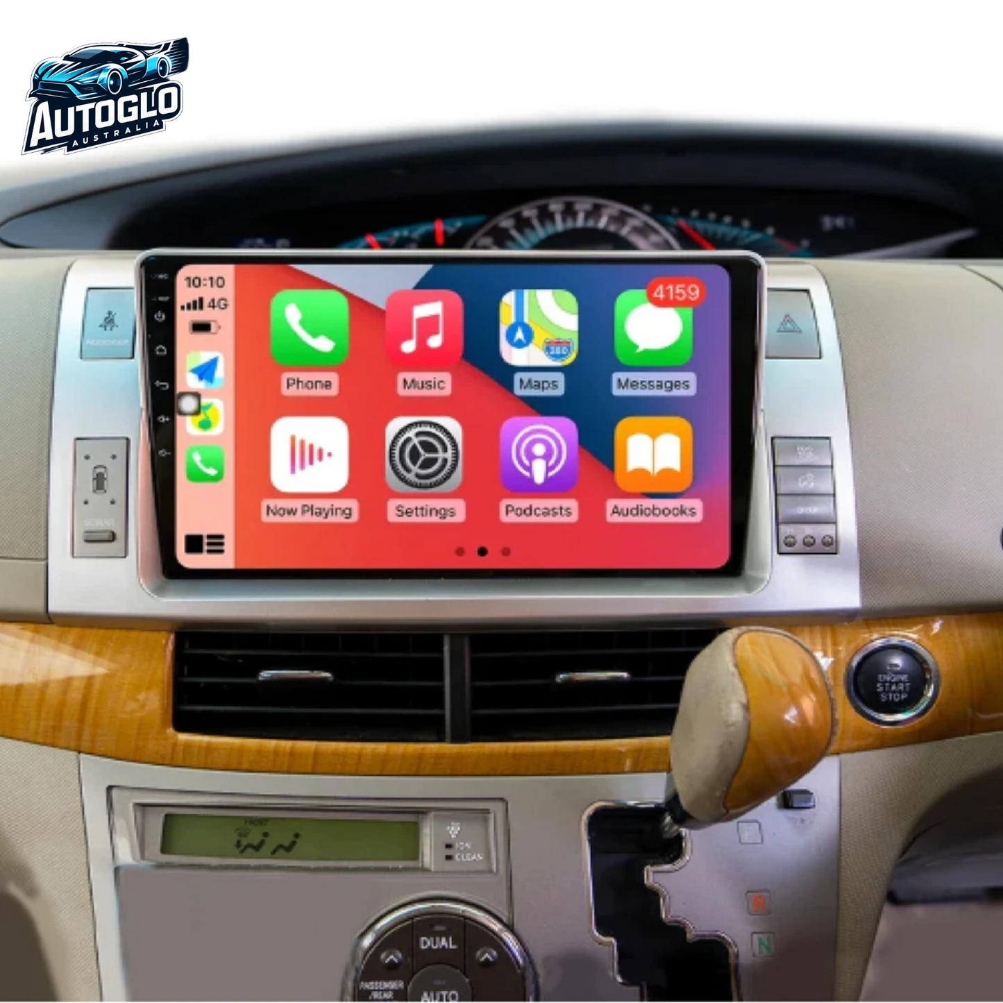 Autoglo Australia 10" Android Carplay BT GPS 32G Stereo for TOYOTA TARAGO ESTIMA (2006-16)