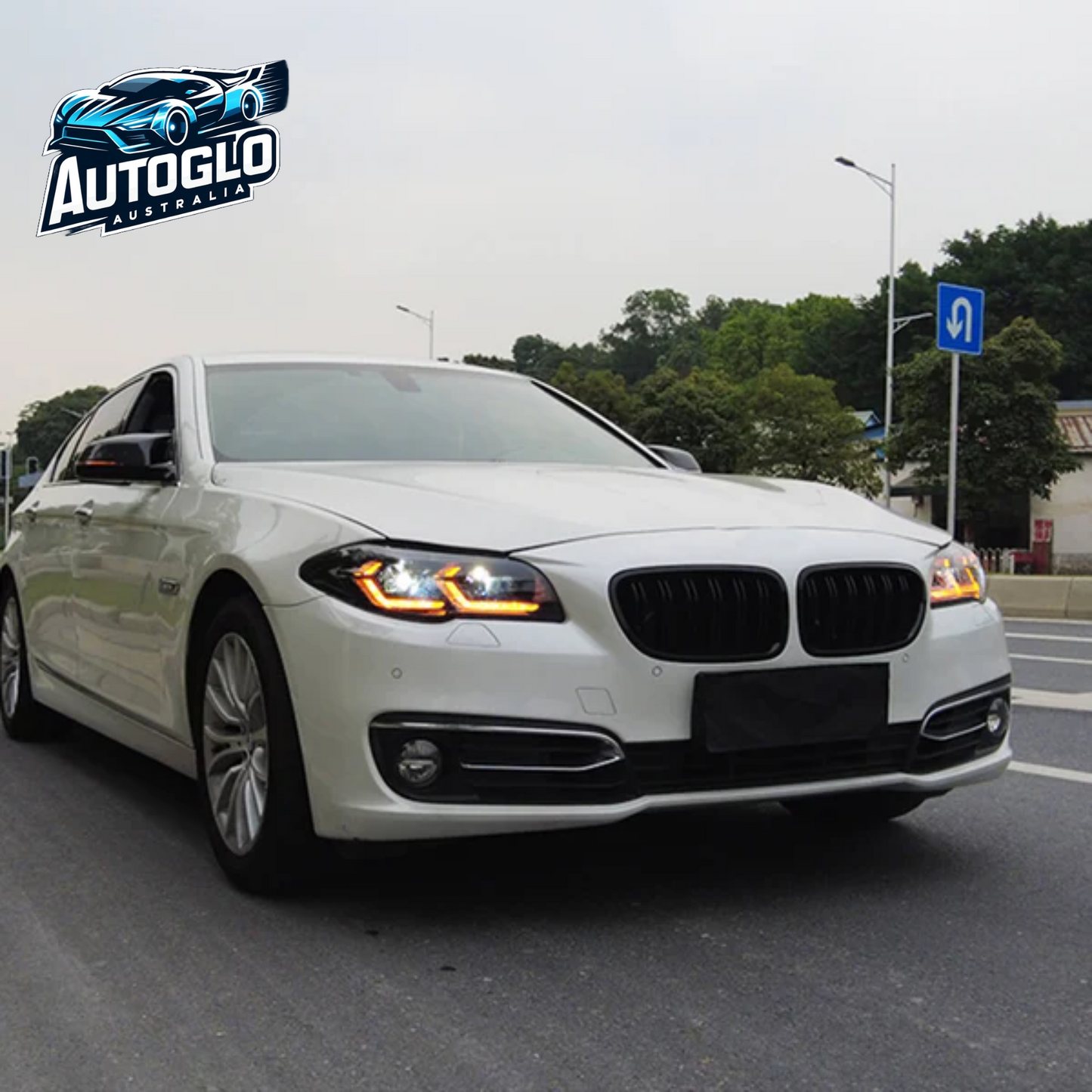 Autoglo Australia 11-17 LED Headlights For BMW F10 F18
