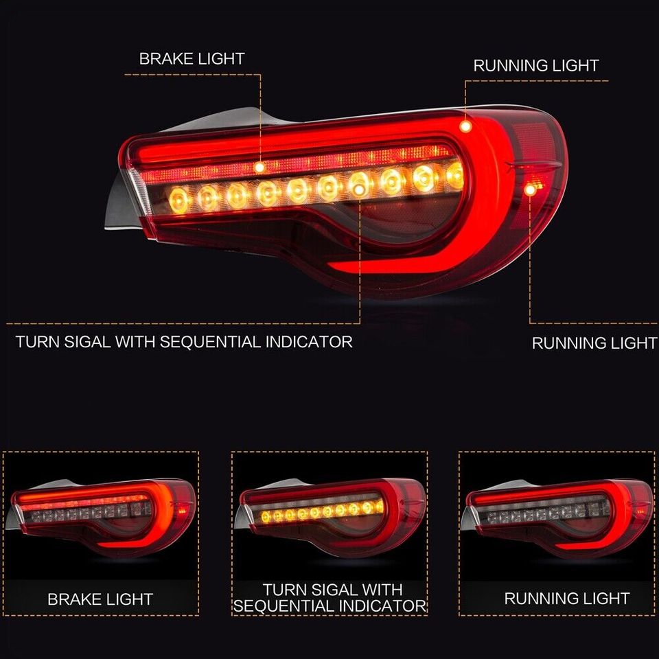 Toyota 86 LED tail lights