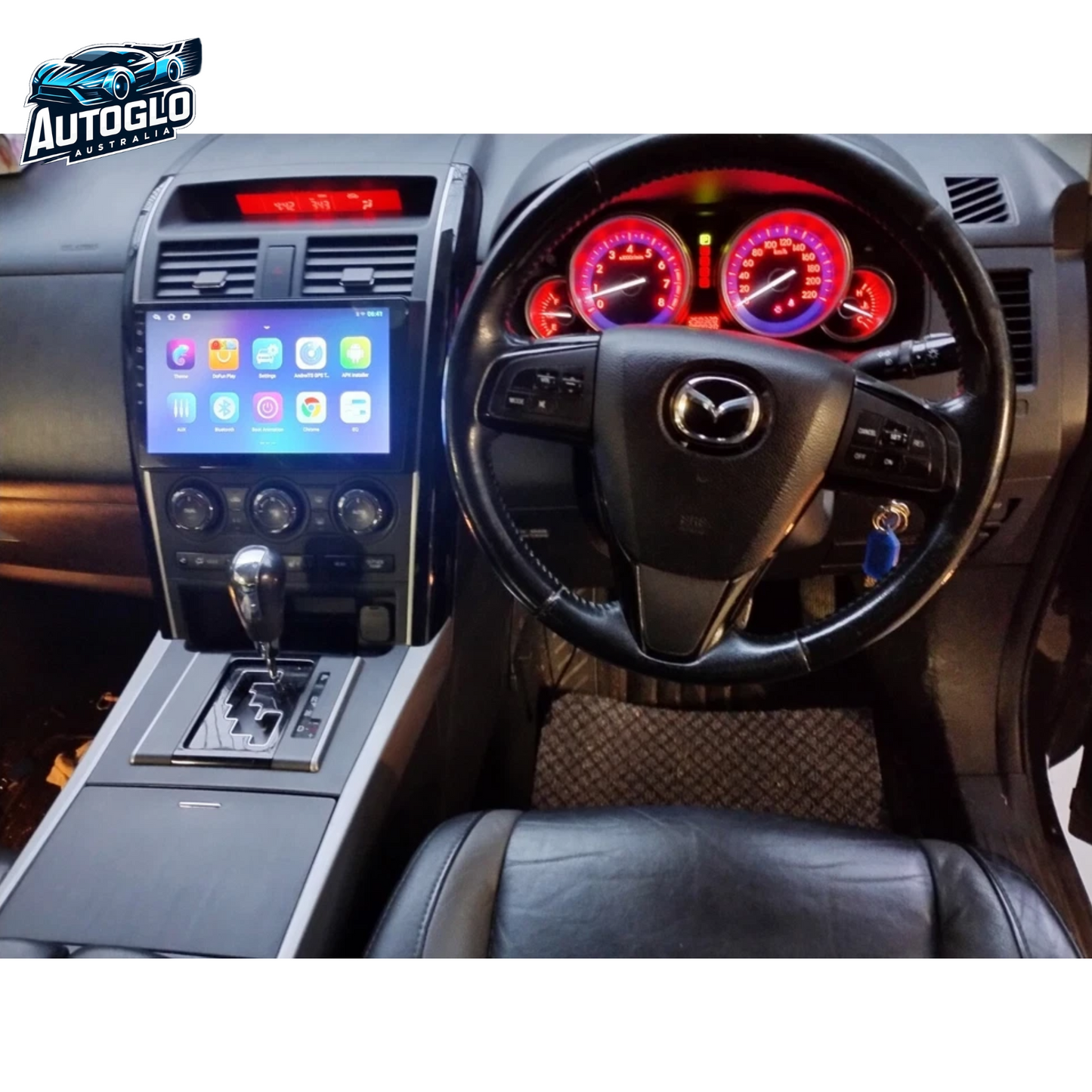 Autoglo Australia 9" CarPlay Android 13.0 BT GPS WiFi Stereo For MAZDA CX 9 (2008 -15) 2GB+32GB