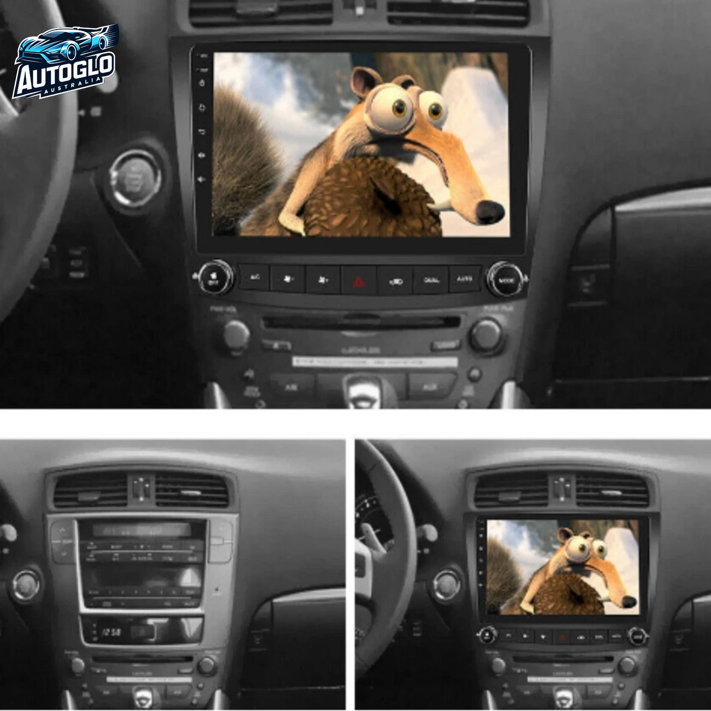 Autoglo Australia 10" Android Carplay BT GPS WiFi Stereo for LEXUS IS250 IS350 (2005-12)