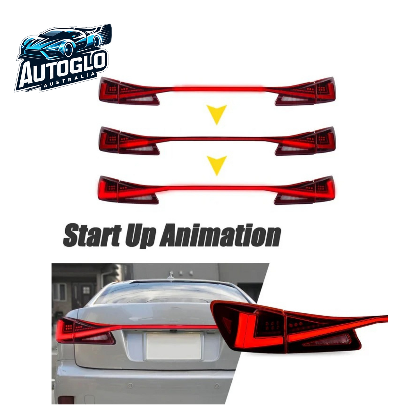 Autoglo Australia Tail Light For Lexus IS250 IS350 ISF 2006-2013