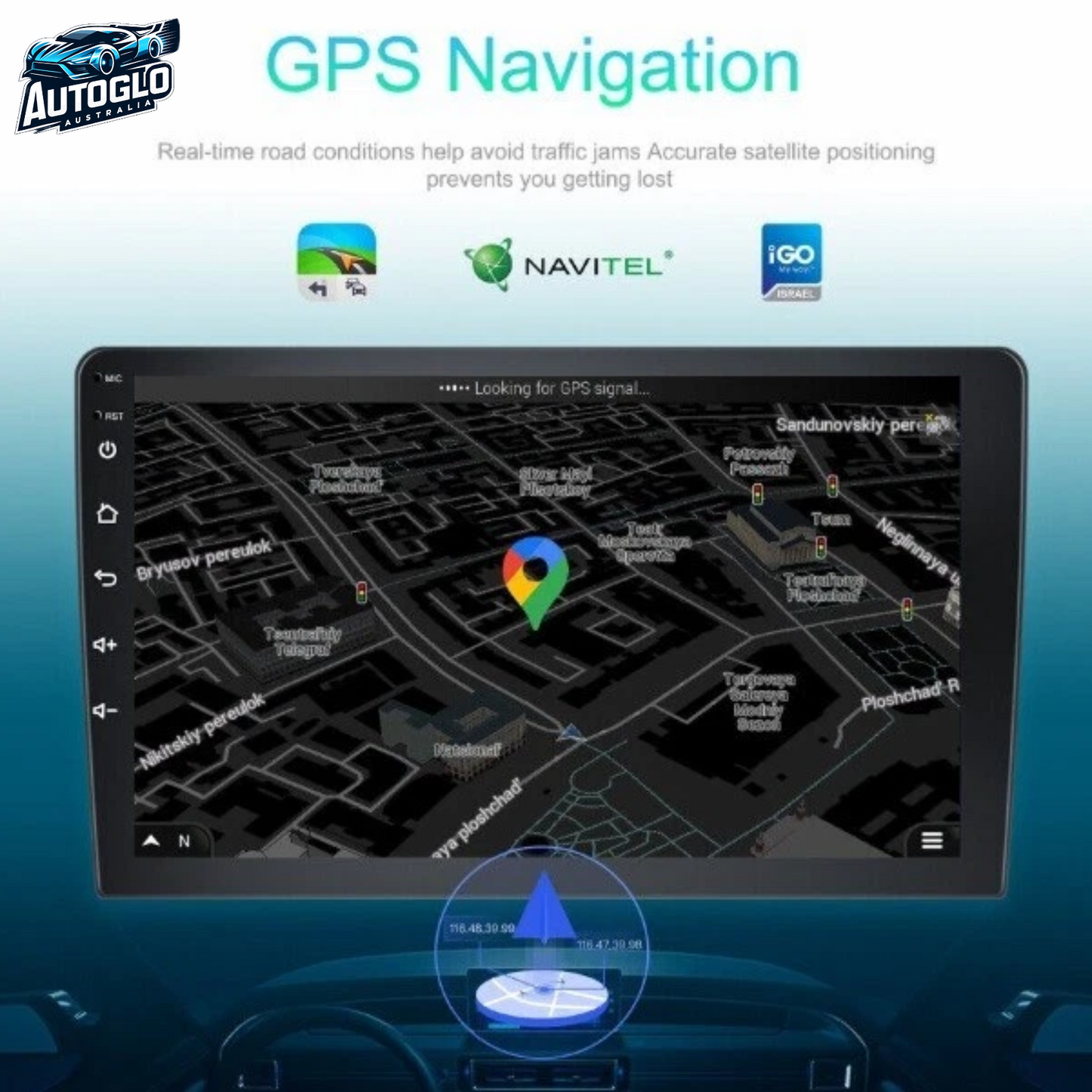 Autoglo Australia 9" (2+32GB) Android 13 Carplay Stereo for TOYOTA KLUGER BT GPS WiFi (2009-14)