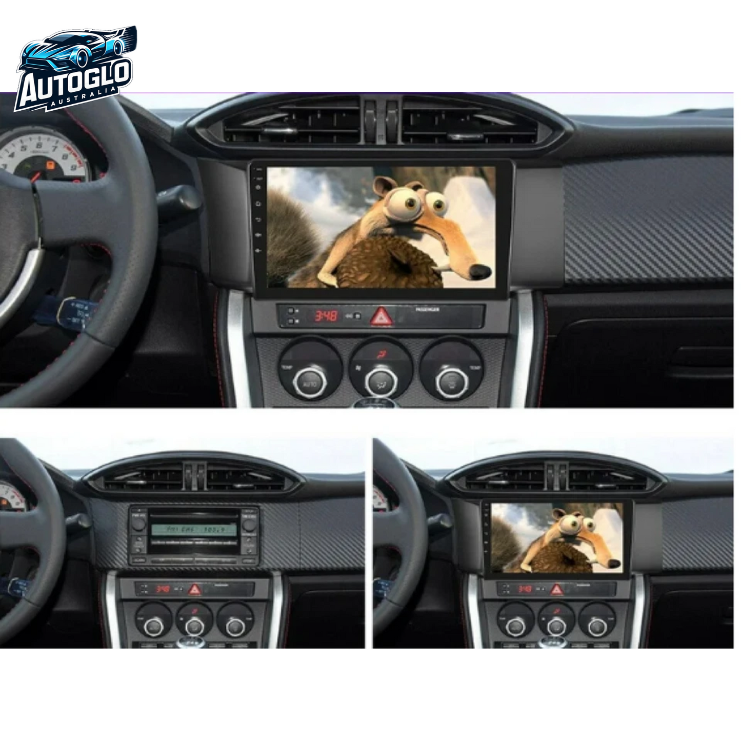 Autoglo Australia 9" CarPlay Android 13 GPS BT Stereo For TOYOTA 86 SUBARU BRZ (2012-20) 2GB+32GB