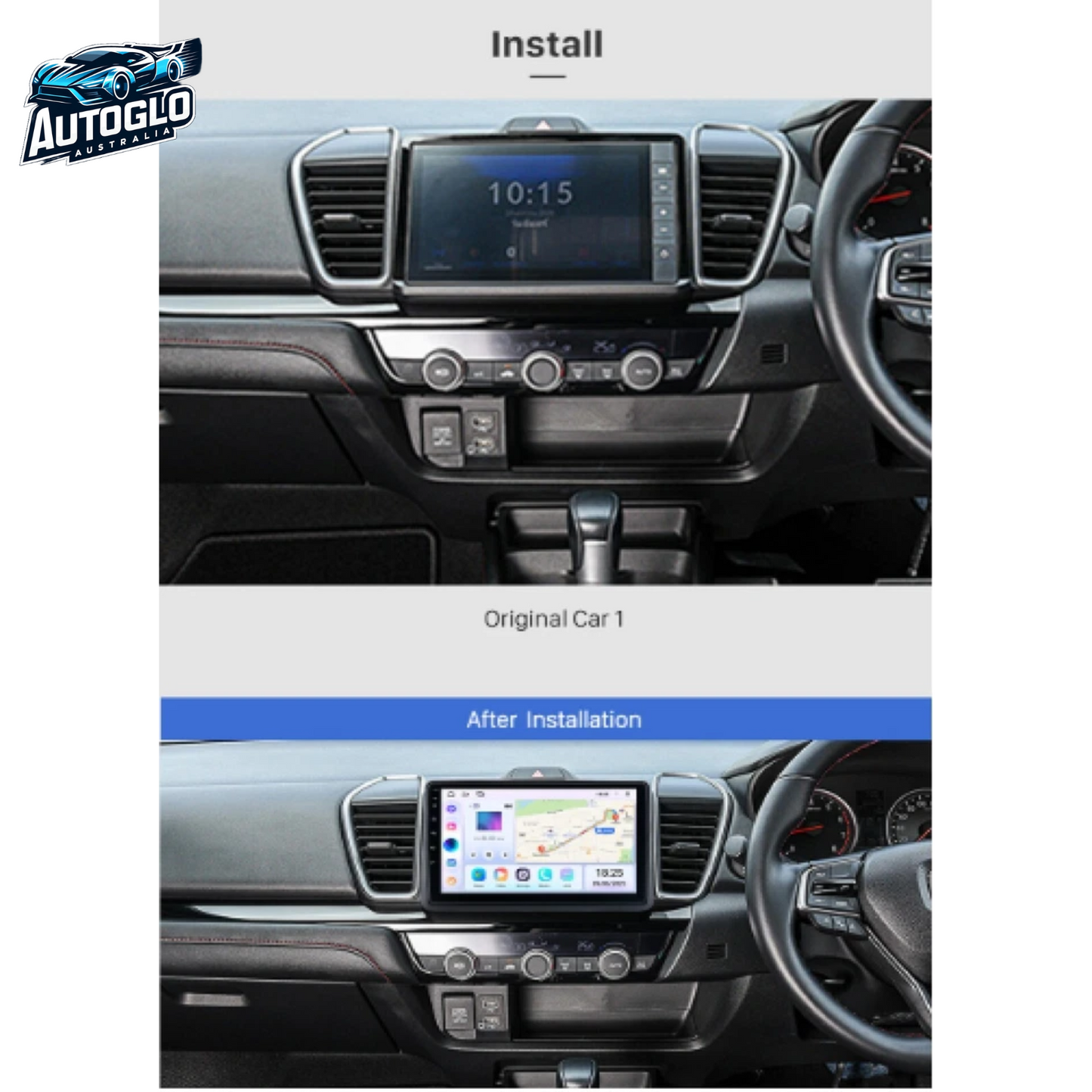 Autoglo Australia 9" Carplay Android BT GPS 2+32G Stereo for HONDA CITY (2020+)+Rev. Cam-Gifts