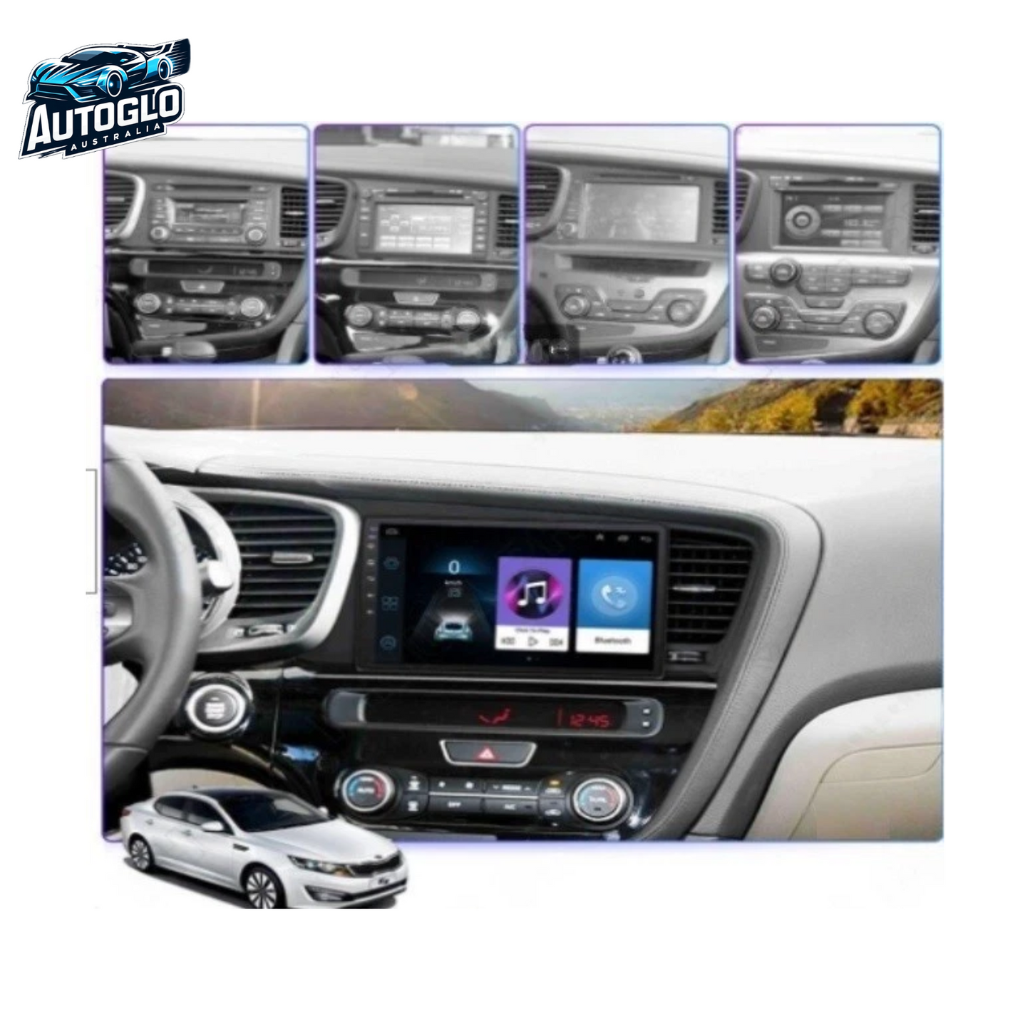 Autoglo Australia 9" Android Carplay BT GPS Stereo for KIA OPTIMA K5 2GB+32G (2009-15)