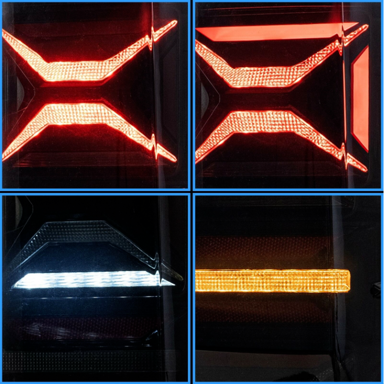 VLAND Full LED Tail Lights For Ford Ranger T6 2012-2018 With Sequential Signals