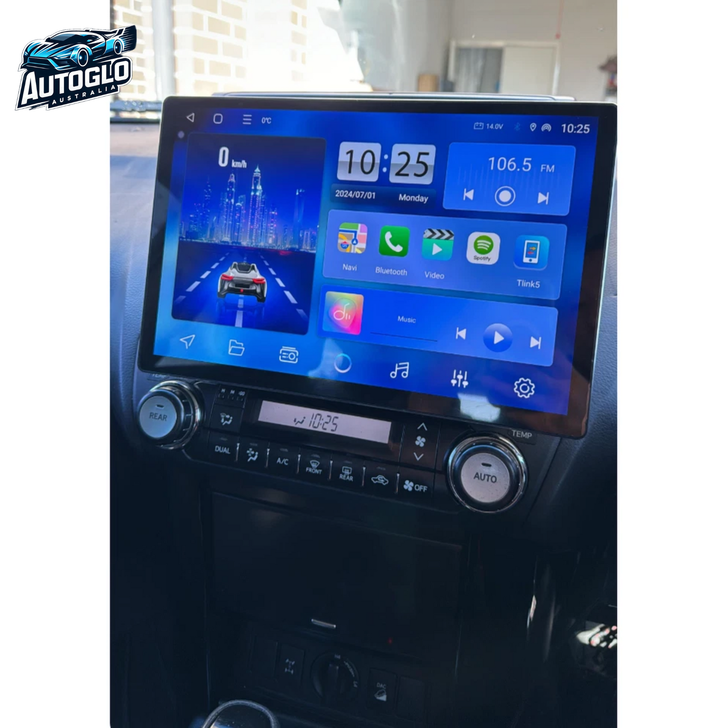 Autoglo Australia 13.1" Android 13 Carplay 4GB+64GB BT GPS NAVI Stereo for TOYOTA PRADO (2014-19)