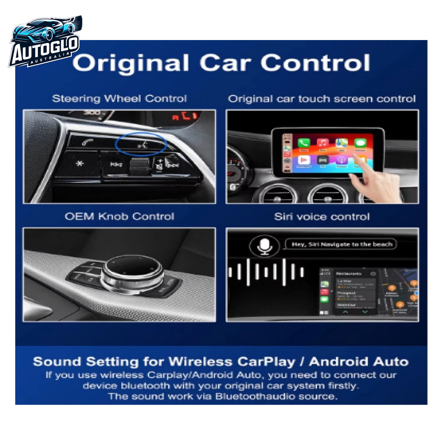 Autoglo Australia Mercedes Benz A B C E CLA GLA GLK ML Sprinter NTG 4.5 Becker (Carplay Android)