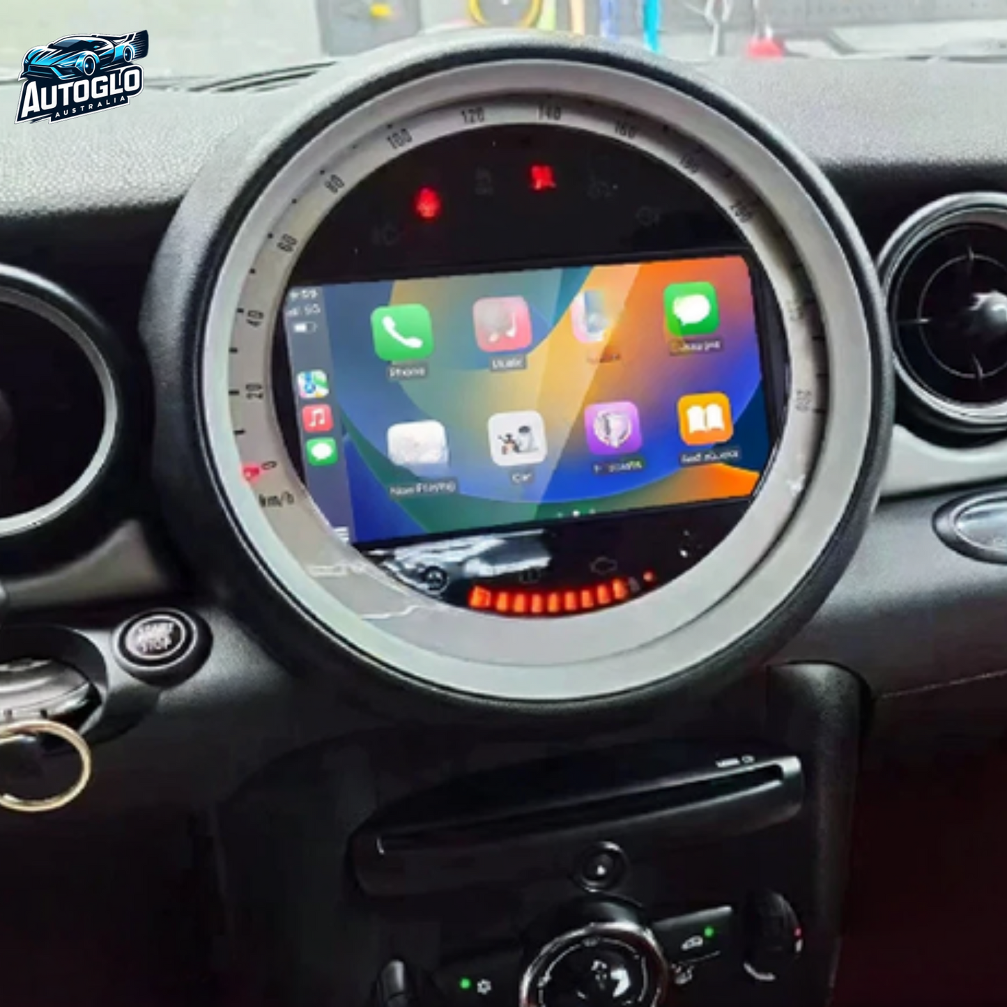 Autoglo Australia 9" (2G+32G) GPS BT WiFi CARPLAY ANDROID Stereo For BMW MINI (2007-13)