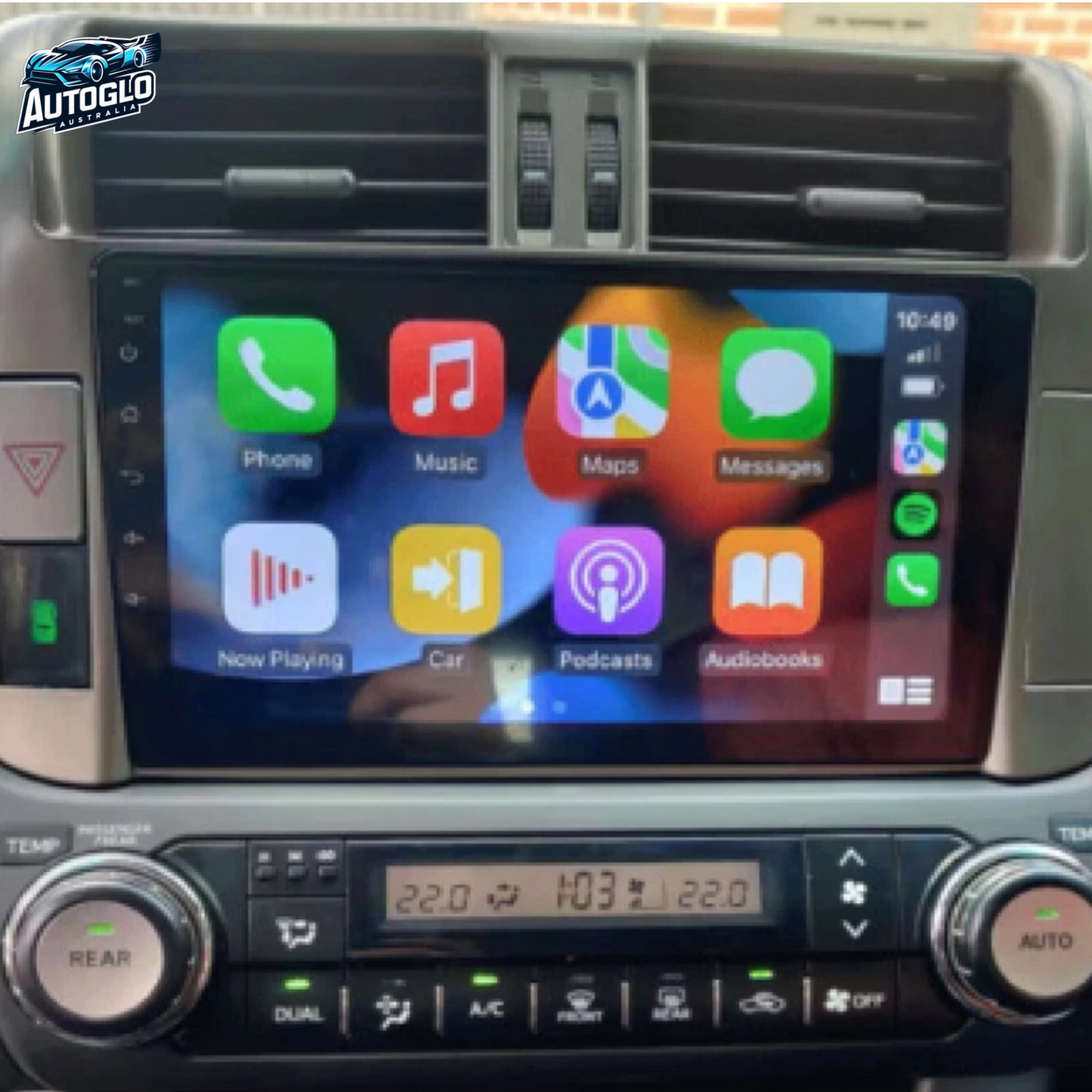 Autoglo Australia 9" (2G+32G)GPS BT WiFi CARPLAY ANDROID Stereo For TOYOTA PRADO 150 (2009-13)