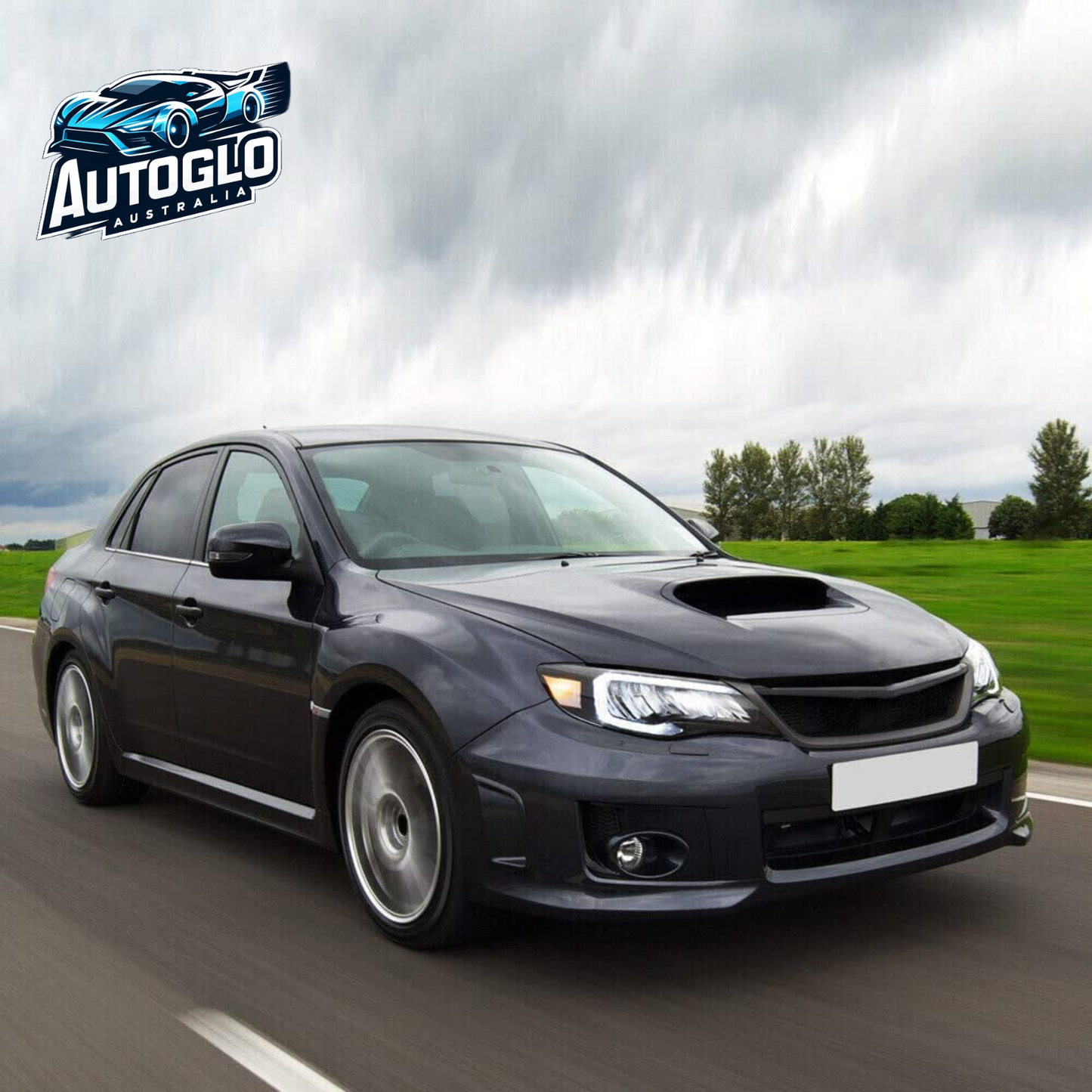 VLAND LED Headlights For Subaru WRX STI 2008-2014 With Animation Breathing DRL