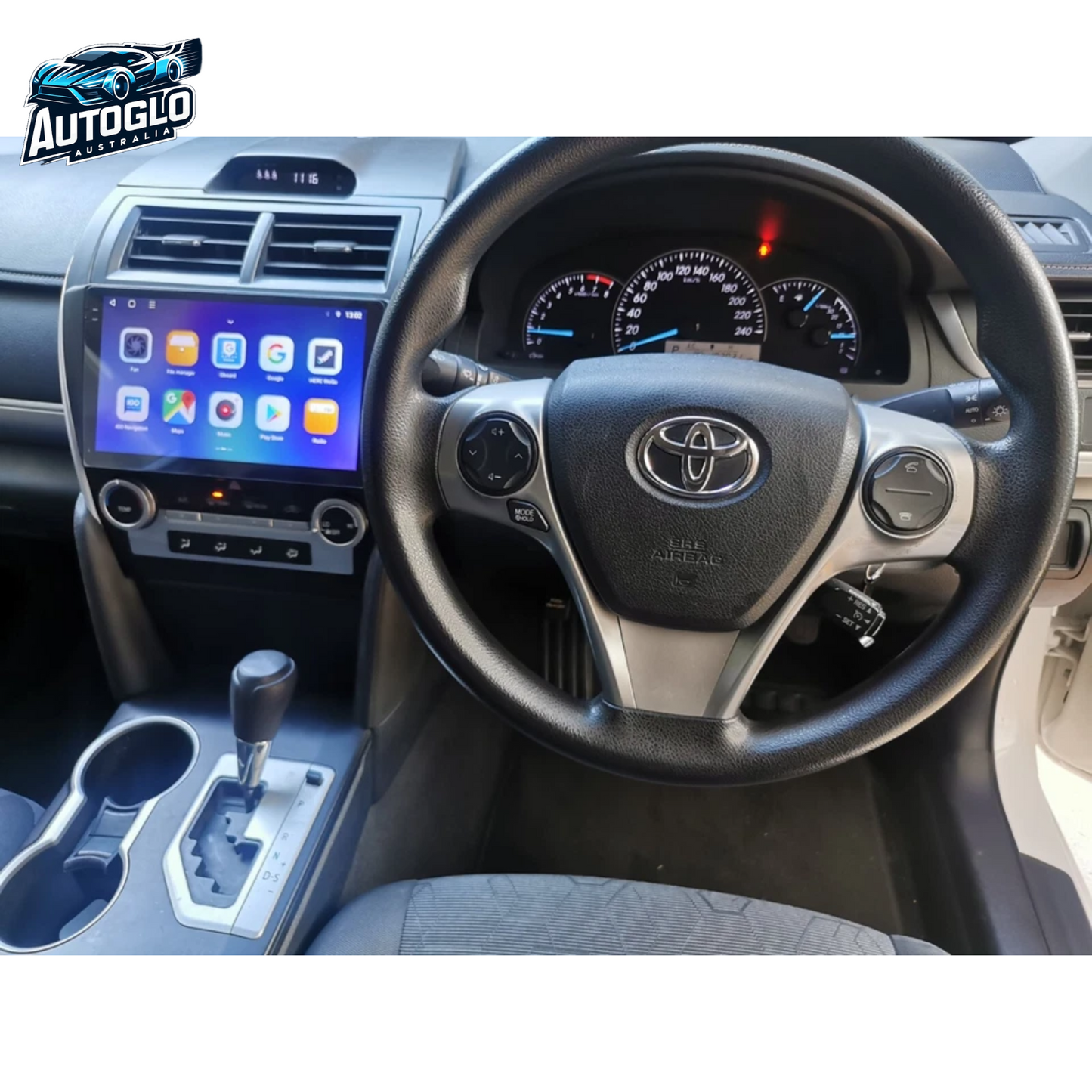 Autoglo Australia 10" CARPLAY ANDROID 2G+32G GPS BT WiFi Stereo for TOYOTA CAMRY JBL (2012-17)
