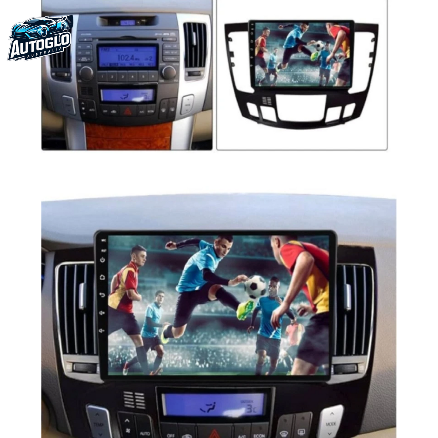 Autoglo Australia 9" (2GB+32G) Android Carplay BT GPS Stereo for HYUNDAI SONATA AUTO AC (2008-10)