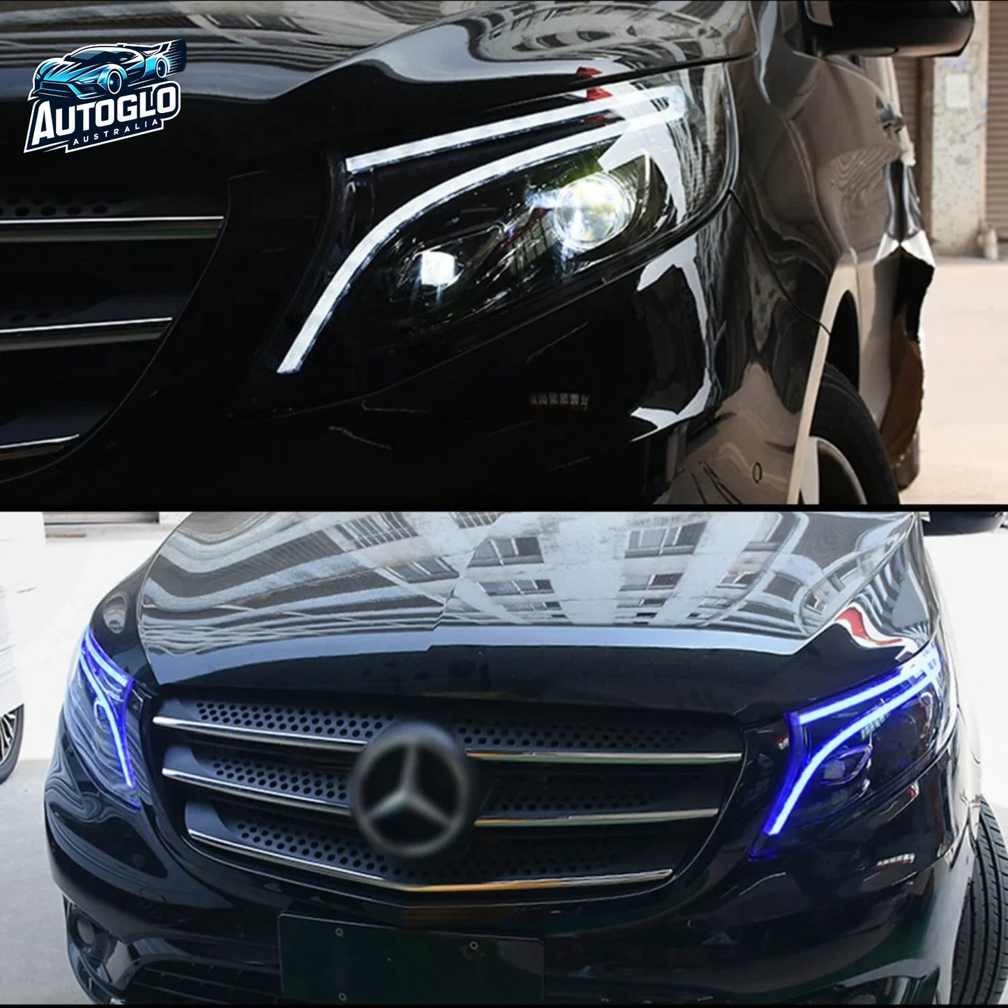 Autoglo Australia Brand New Led Headlights For 2014-20200 Mercedes-Benz Vito