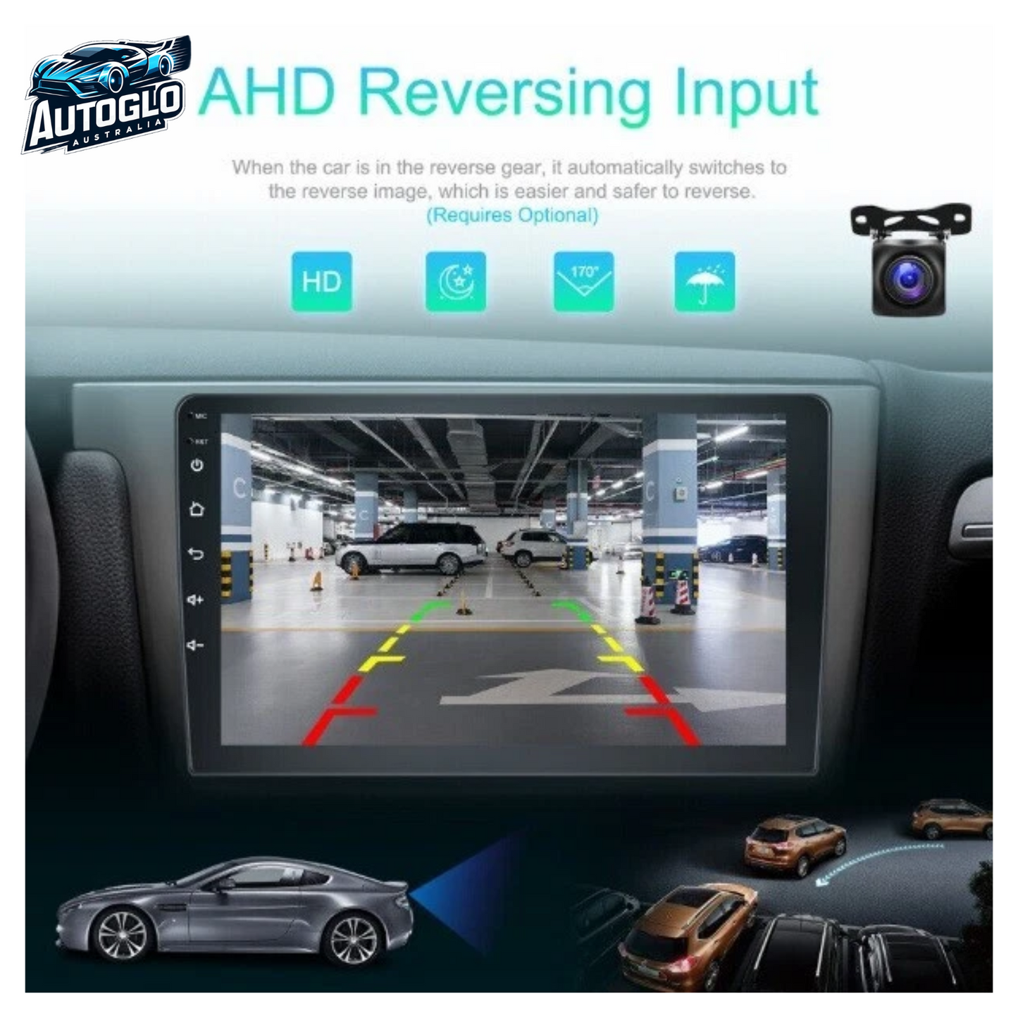 Autoglo Australia 13.1" Carplay Android 4GB+64GB BT GPS NAVI Stereo for TOYOTA PRADO (2020-23)