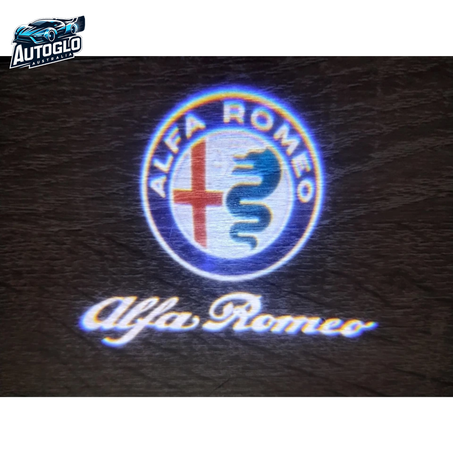 Autoglo Australia For APLHA ROMEO (2010-2021) Car led Door Welcome Lights Projector