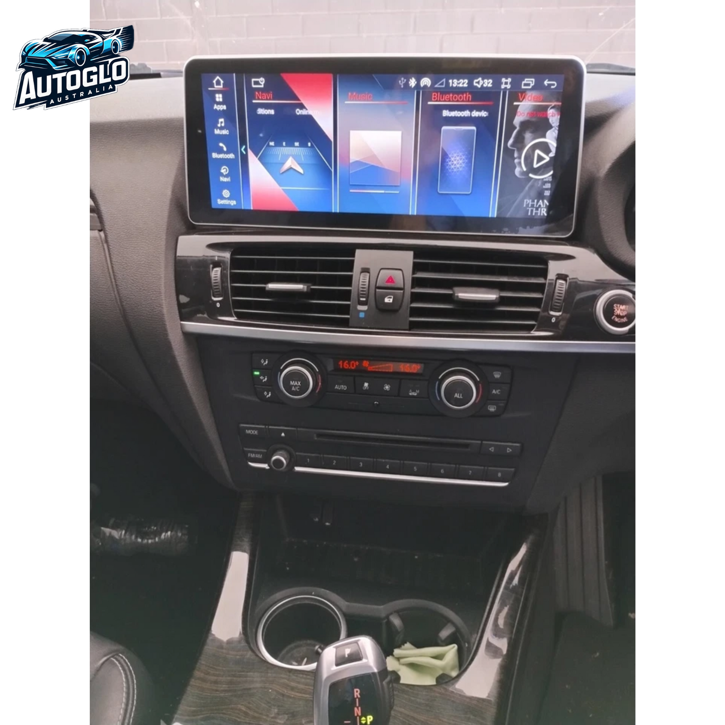 Autoglo Australia BMW X3 F25 X4 F26 12.3" XL FHD Carplay Android BT GPS 4G Auto Stereo (NBT only)