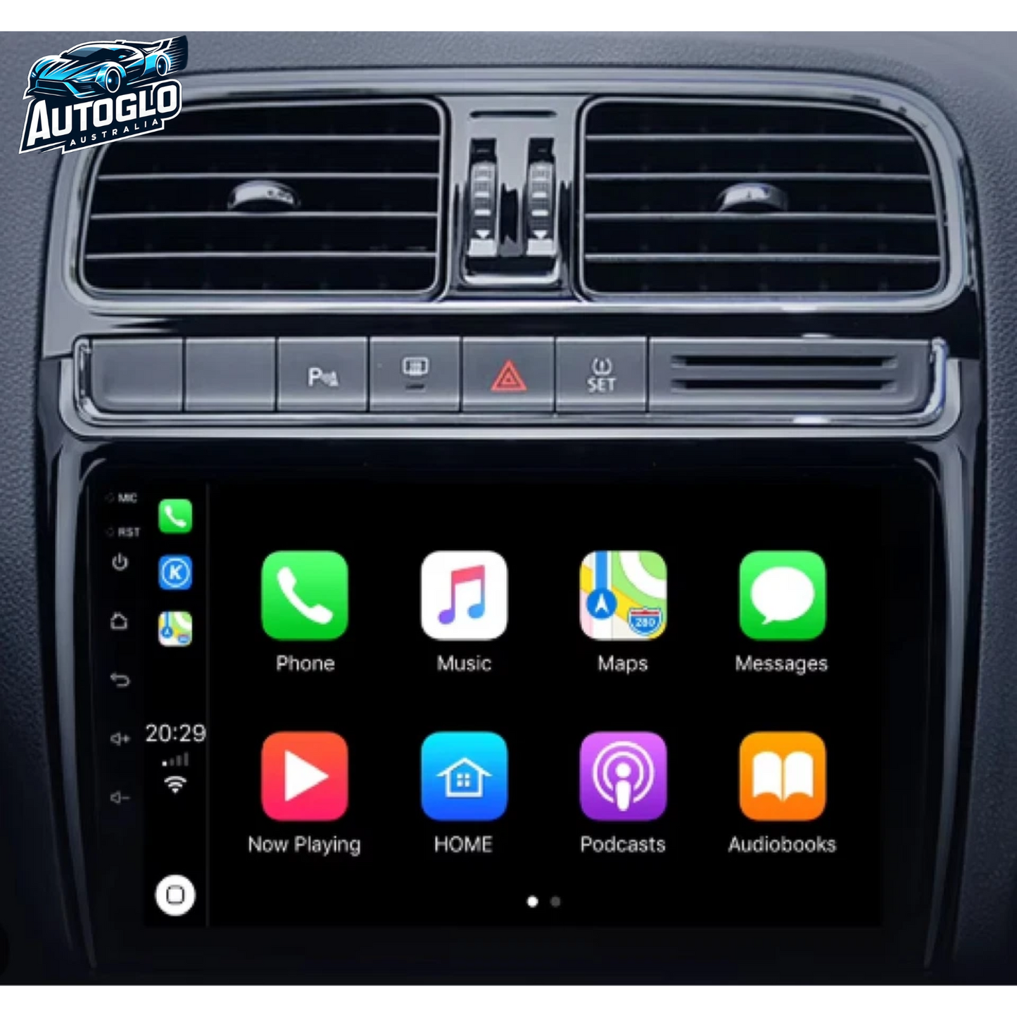 Autoglo Australia 9" (2G+32G) GPS BT WiFi CARPLAY Stereo For VW Volkswagen POLO (2012+)