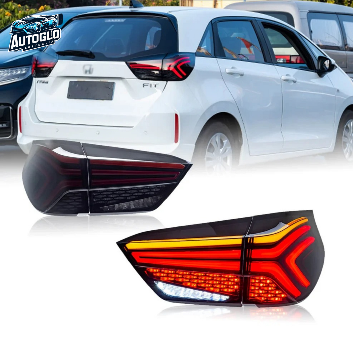 Autoglo Australia 4th Gen Honda Jazz/FIT LED Tail Lights