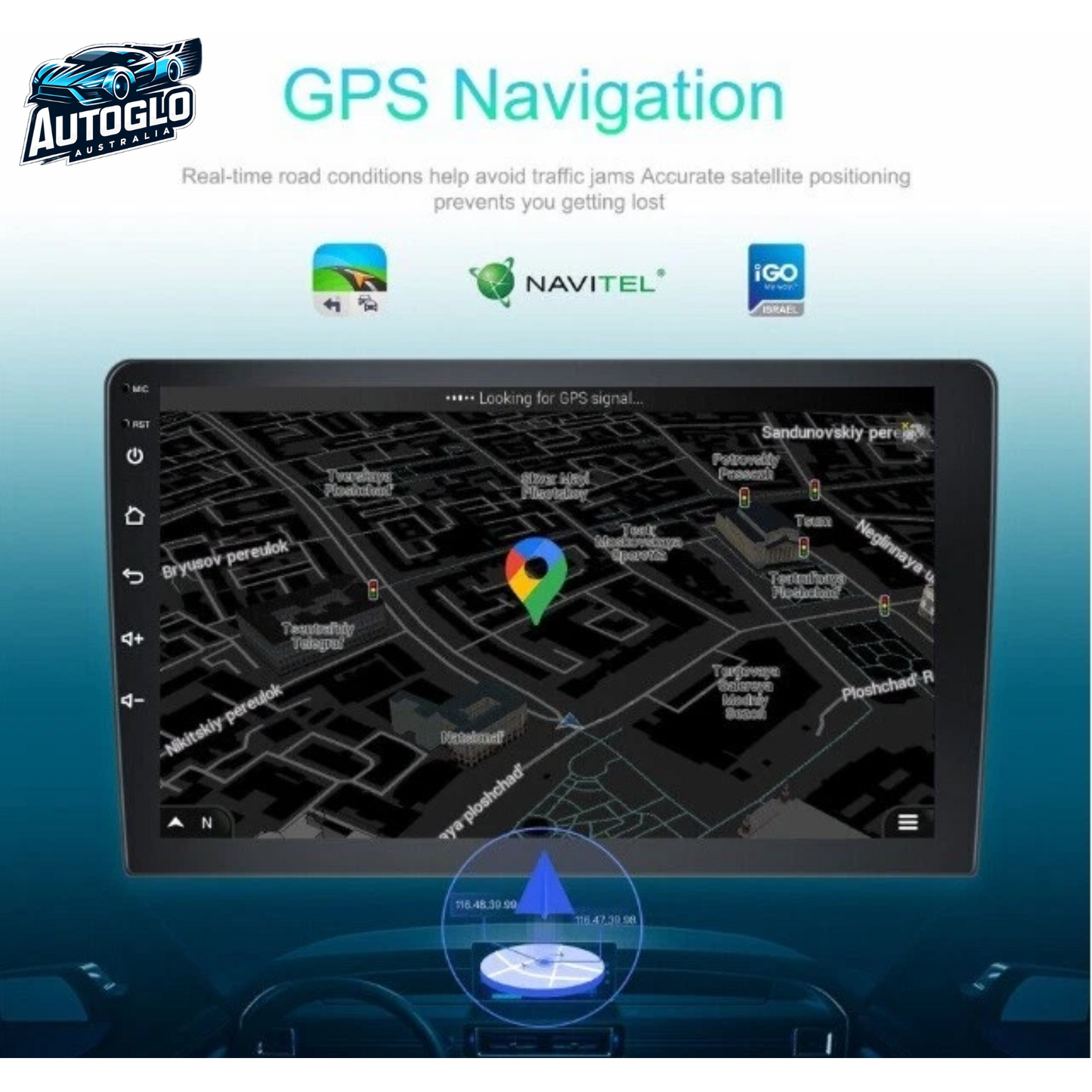 Autoglo Australia 9" (2+32GB) Android 13 Carplay BT GPS WiFi Stereo for SUBARU TRIBECA (2004-14)