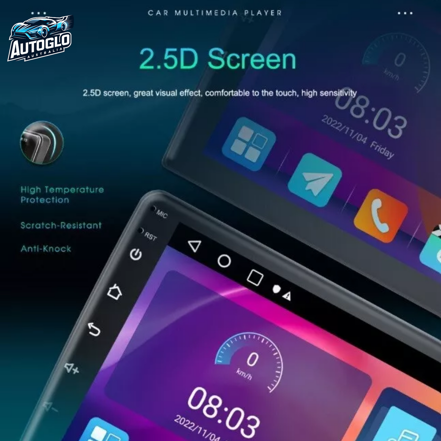 Autoglo Australia 9" (2GB+32G) Android Carplay BT GPS Stereo for NISSAN X-Trail (1998-06)