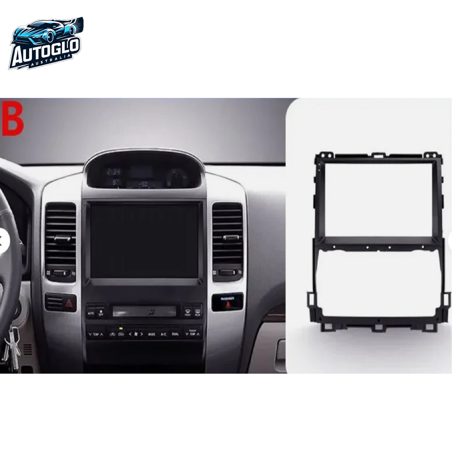 Autoglo Australia 9" CarPlay Android 13 GPS BT Stereo For TOYOTA PRADO LC120 (2002-10) 2GB+32GB