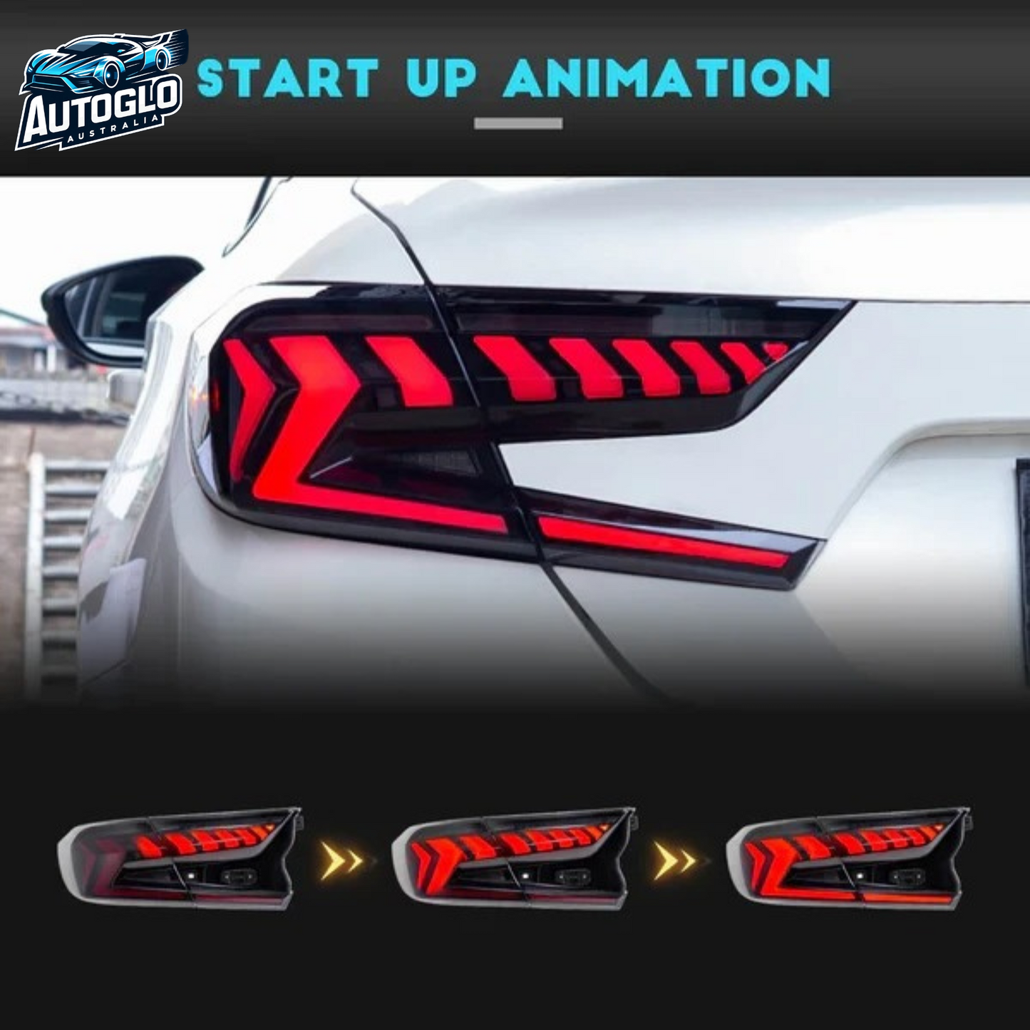 Autoglo Australia LED Taillights for Honda Accord 2018-2022