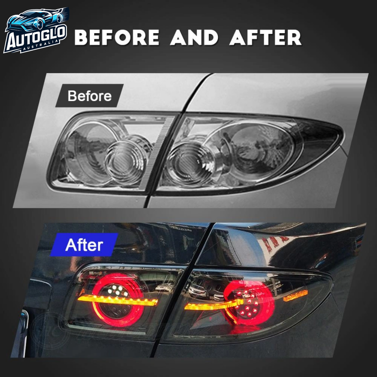 Autoglo Australia Brand New Led Taillights for 1th GEN 2003-2014 Mazda 6