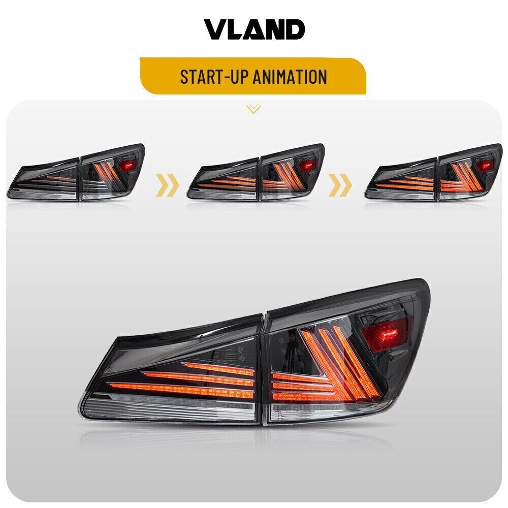 Lexus IS with Upgraded LED Taillights