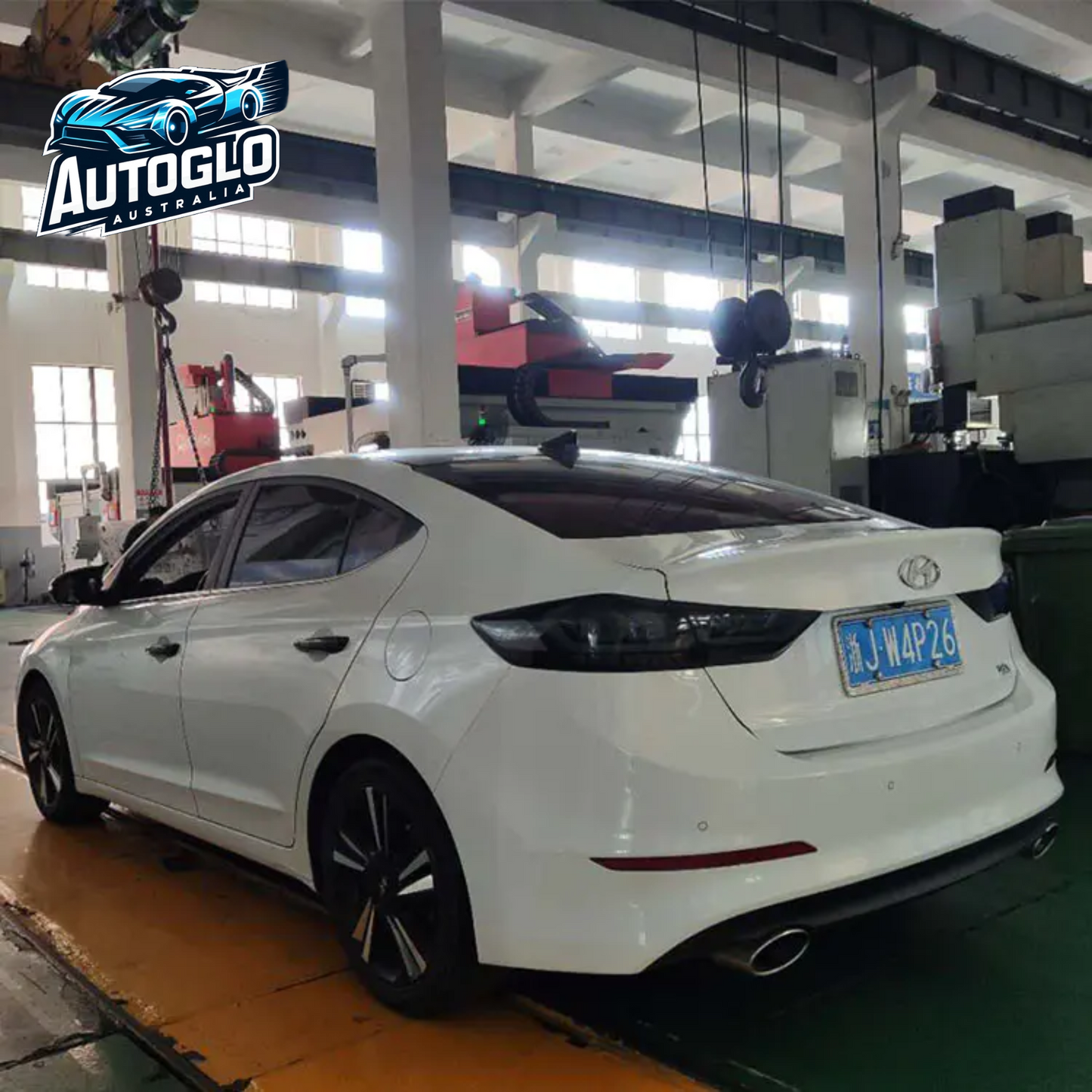 Autoglo Australia Brand New Led Smoked Taillights for 2015-2019 Hyundai Elantra